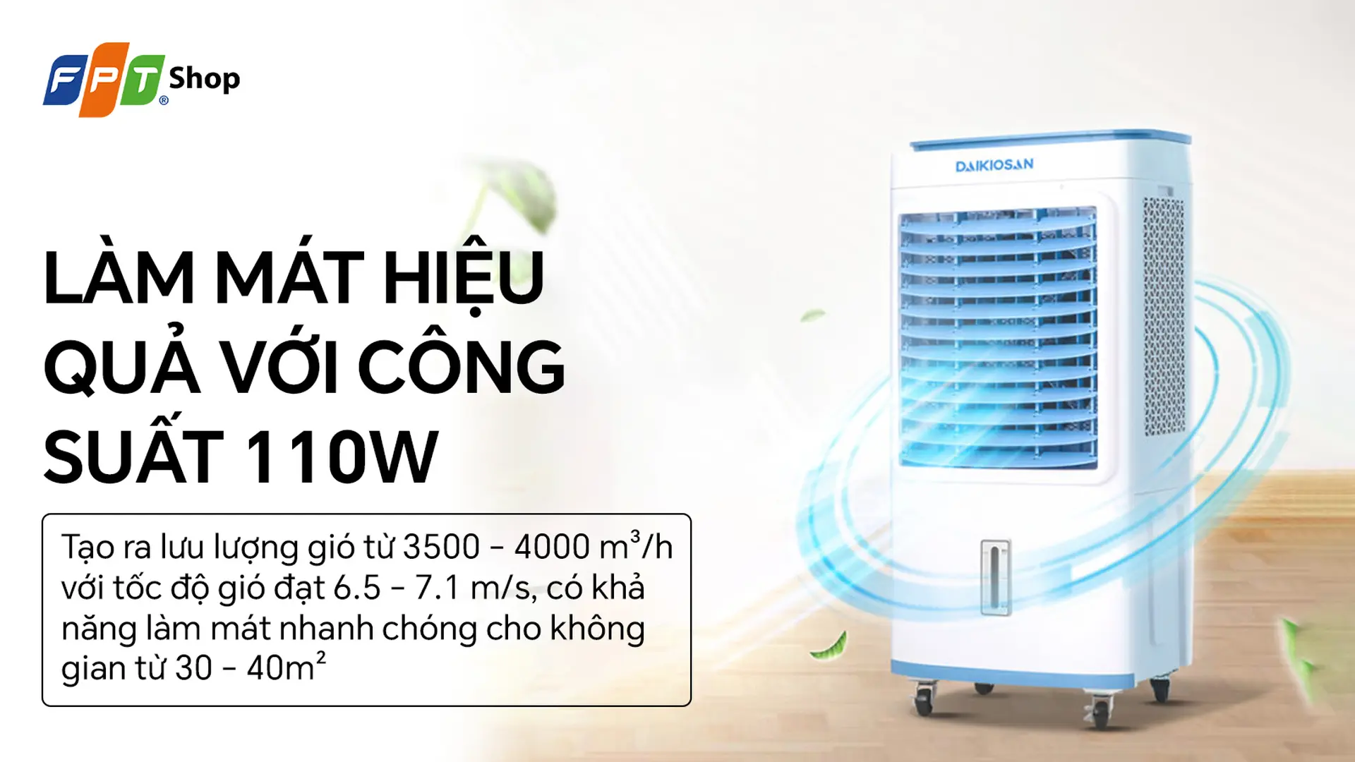 Quạt điều hòa Daikiosan DM118 110W