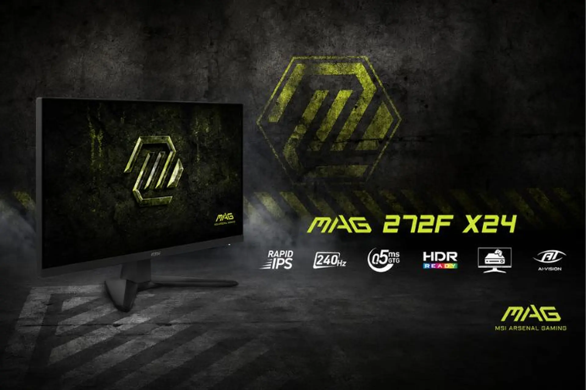 Đánh giá màn hình gaming MSI MAG 272F X24 27 inch: Chiến game mượt mà với tấm nền Rapid IPS 240 Hz và tốc độ phản hồi 0.5 ms