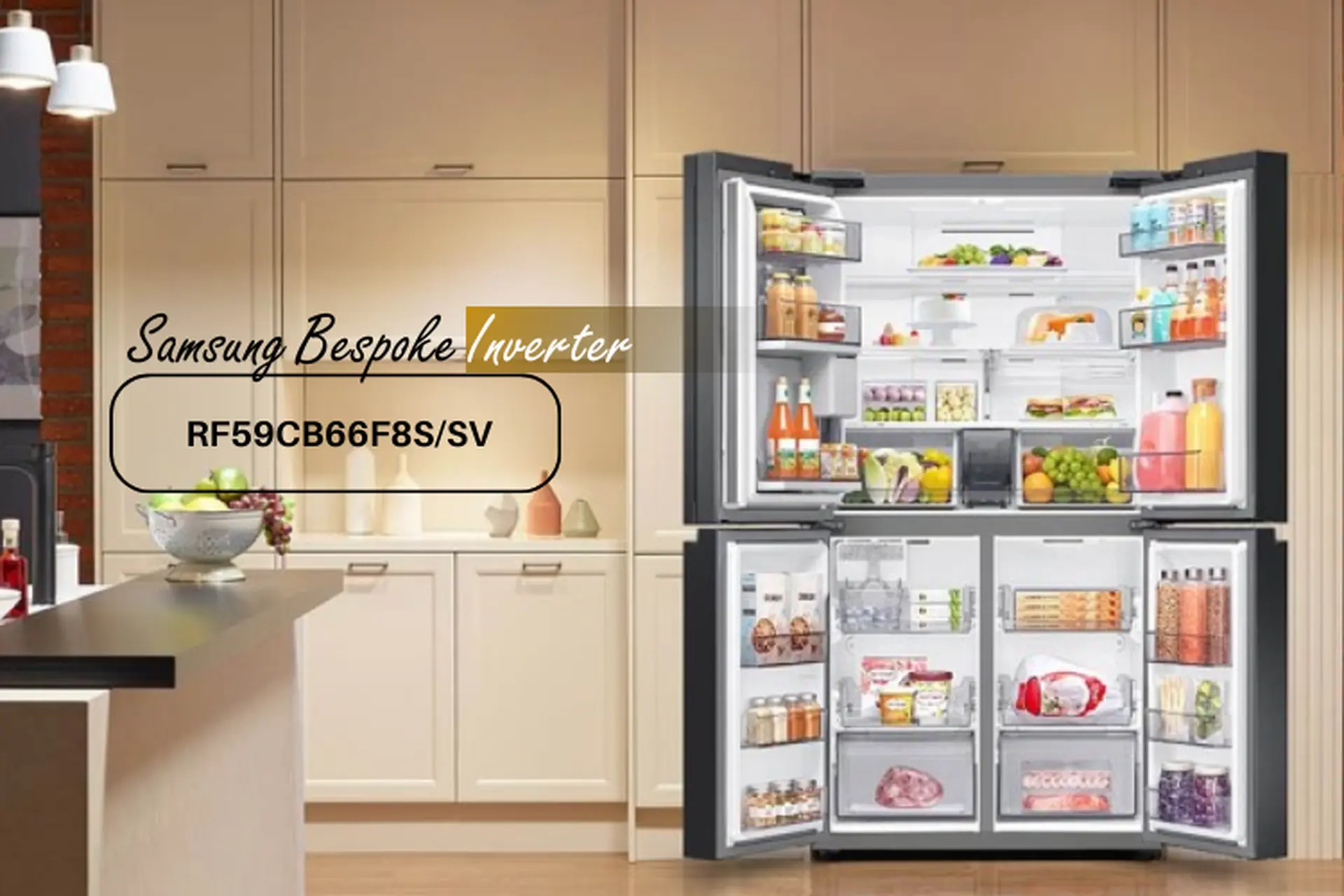 Đánh giá tủ lạnh Samsung RF59CB66F8S/SV: Thiết kế thông minh cho căn bếp hiện đại