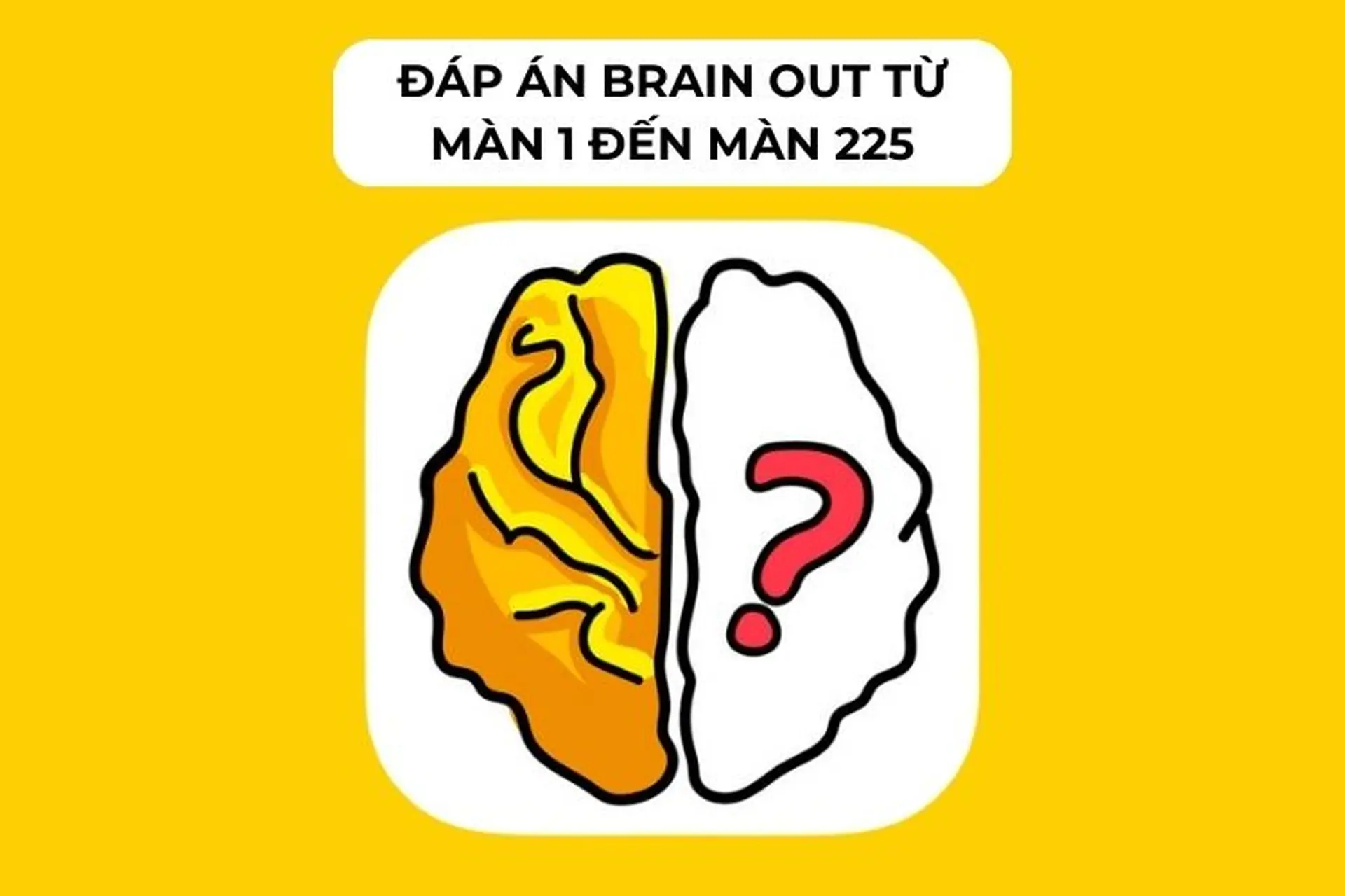 Tổng hợp đầy đủ đáp án Brain Out từ màn 1 đến 225: Giải đáp mọi câu hỏi khó trong trò chơi