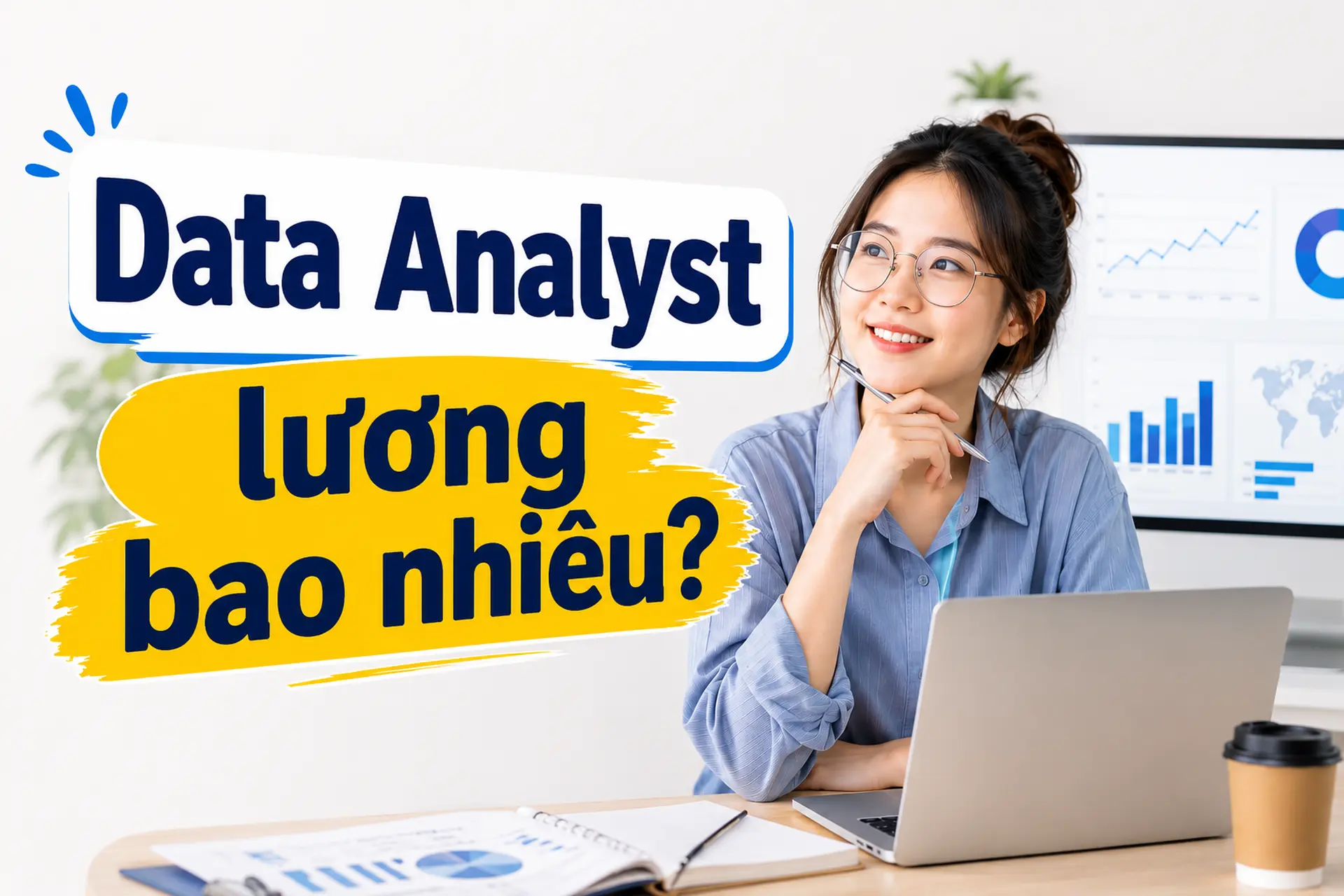 Data Analyst lương bao nhiêu? Cập nhật mức thu nhập theo kinh nghiệm và vị trí làm việc