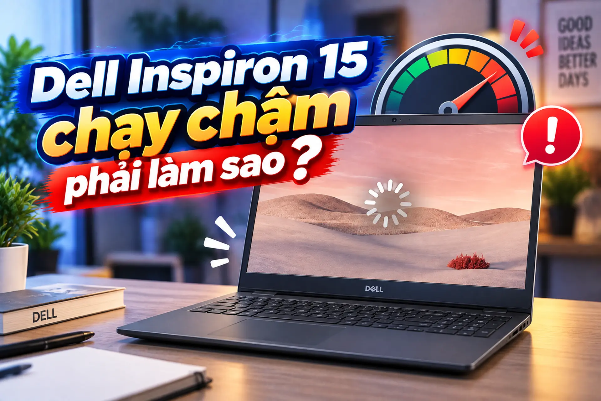Dell Inspiron 15 chạy chậm phải làm sao? Hướng dẫn chi tiết cách khắc phục hiệu quả