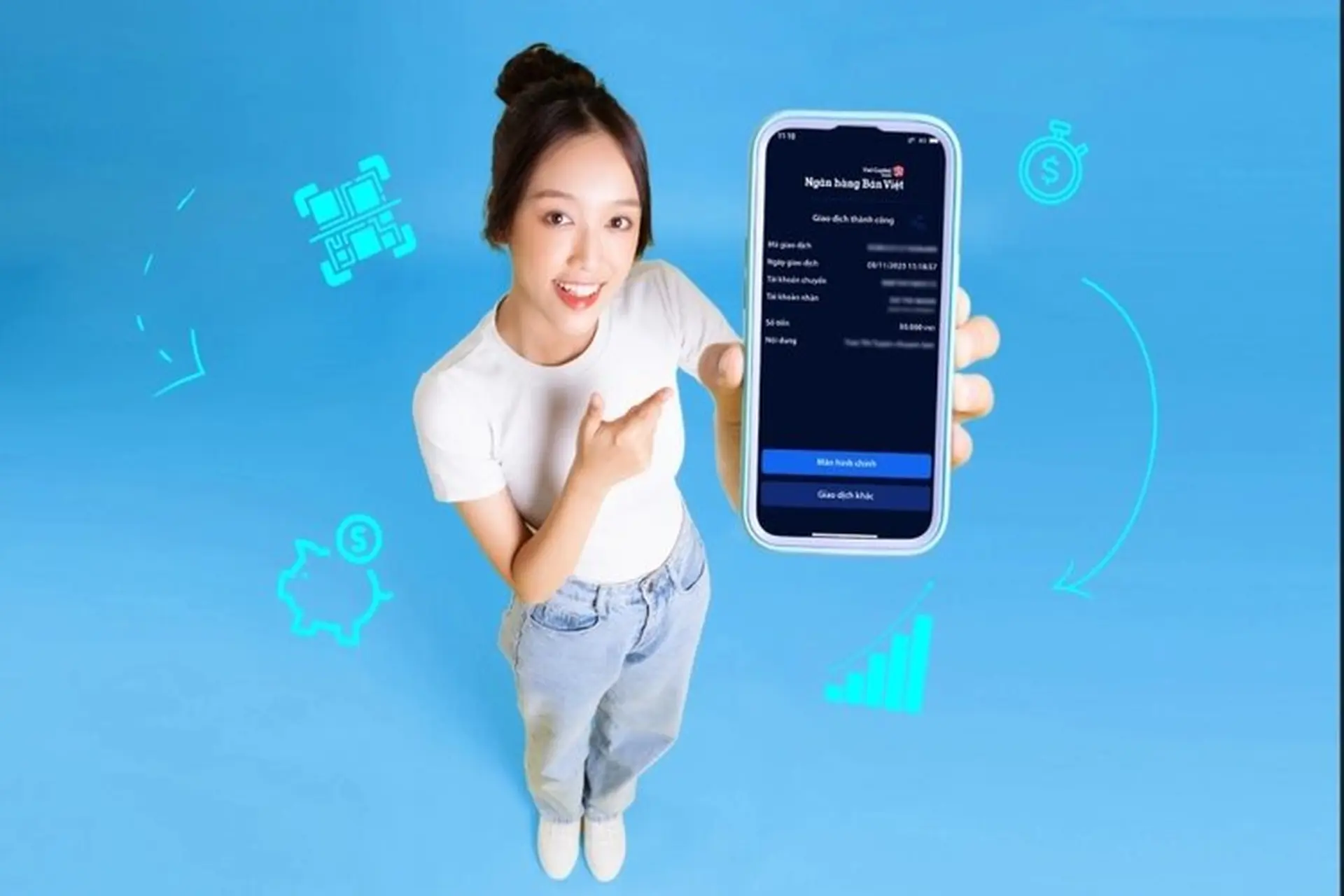 Ứng dụng digimi của Ngân hàng Bản Việt: Giải pháp giao dịch tài chính nhanh chóng, an toàn
