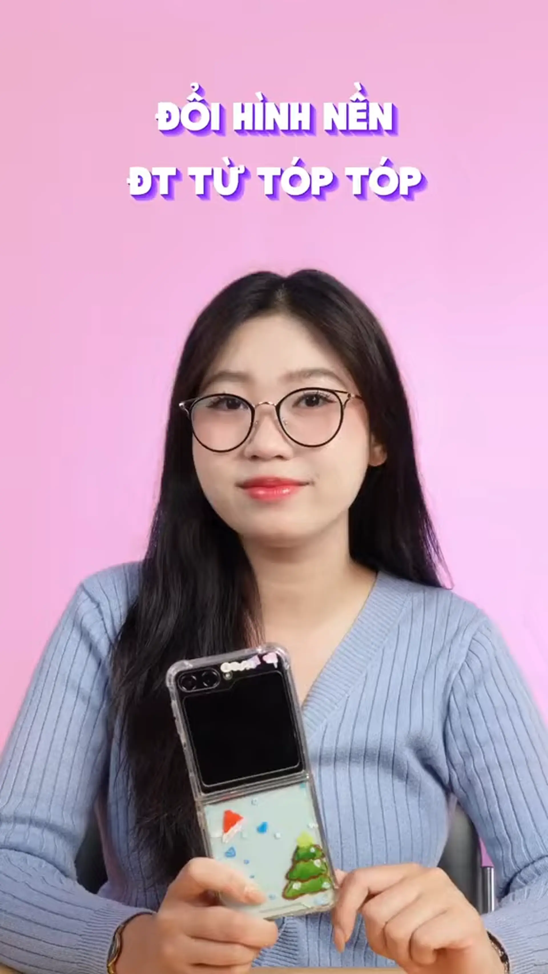 Đặt hình nền động trên điện thoại Samsung bằng clip "Top Top"