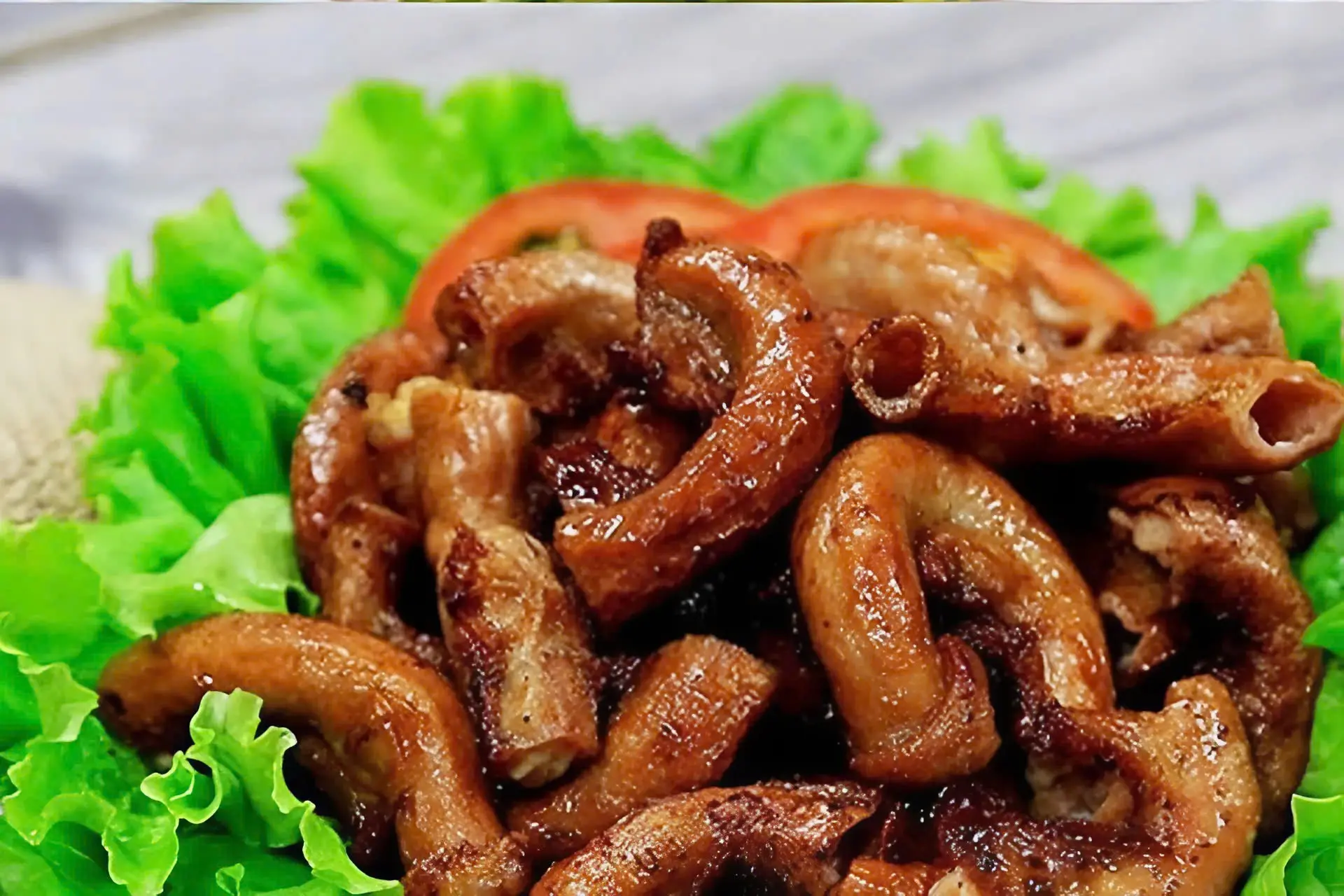 Hướng dẫn làm dồi trường nướng sa tế bằng nồi chiên không dầu đơn giản mà ngon