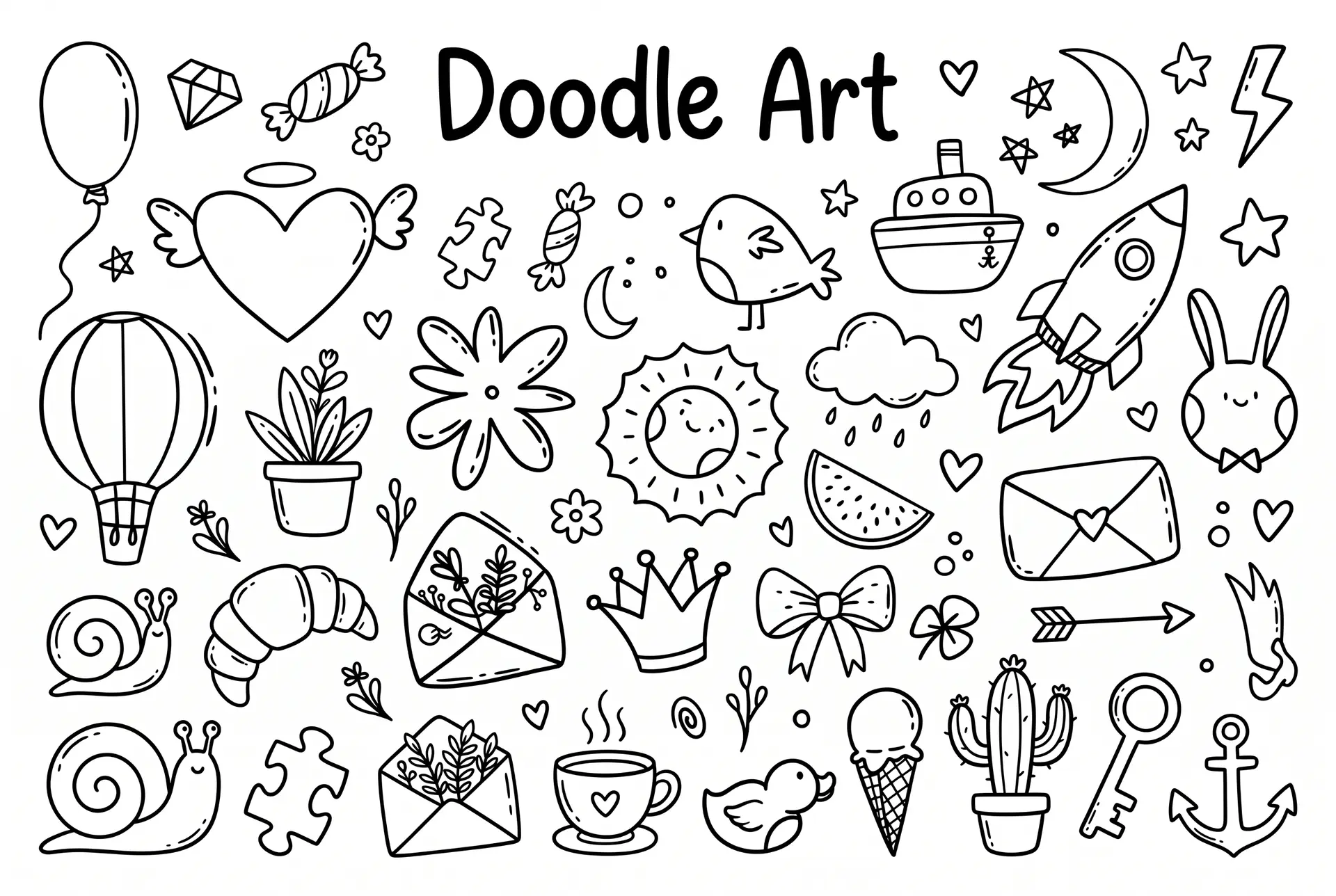 Doodle Art là gì? Khám phá phong cách vẽ sáng tạo đầy ngẫu hứng được giới trẻ yêu thích