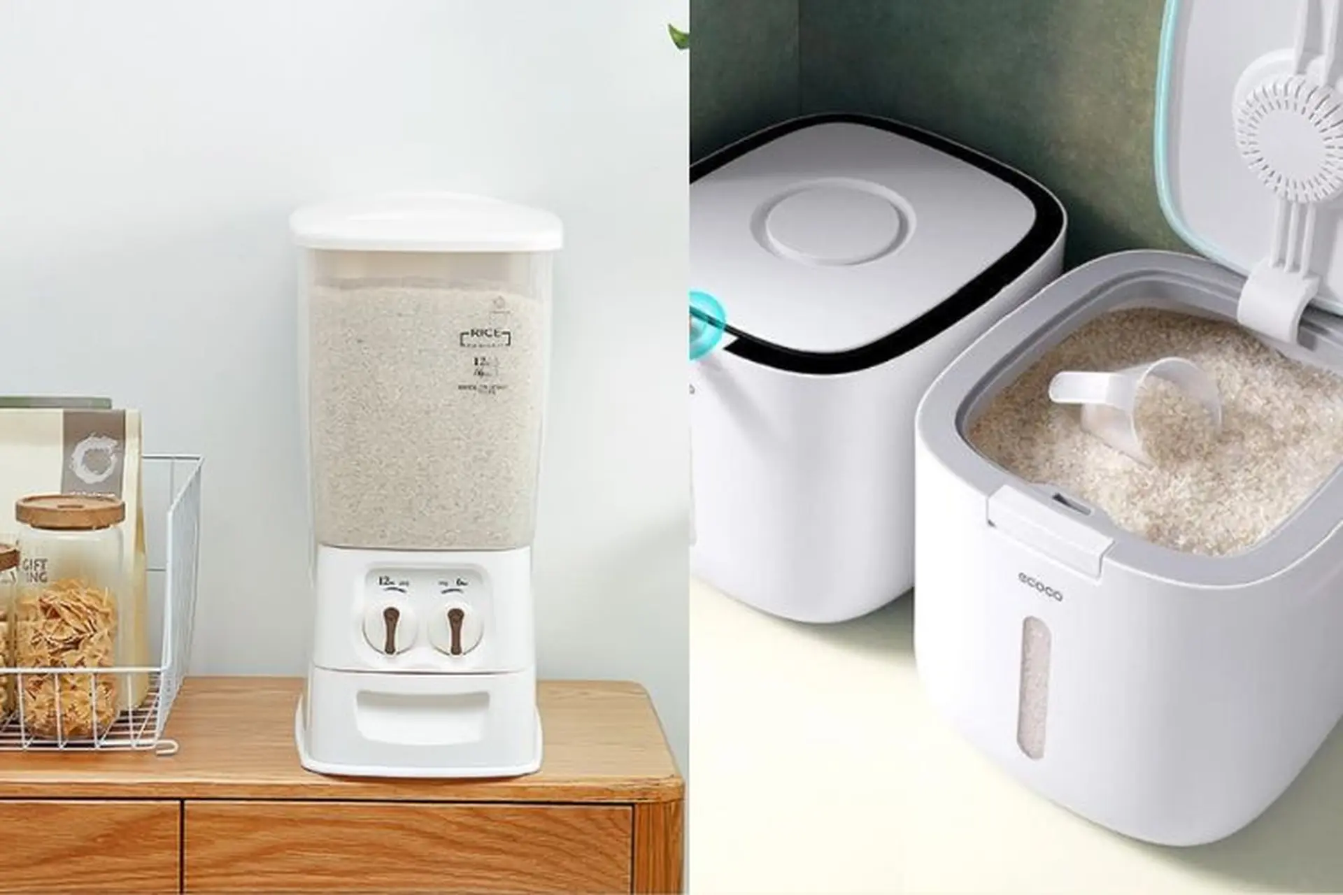 Đựng gạo bằng gì thì tốt​? Các loại thùng đựng gạo nên mua trên thị trường hiện nay