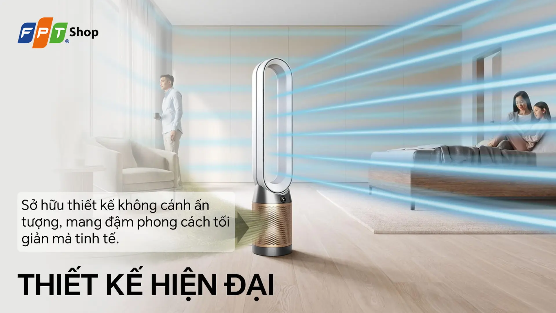 Máy lọc không khí Dyson Purifier Cool Formaldehyde TP09 40W