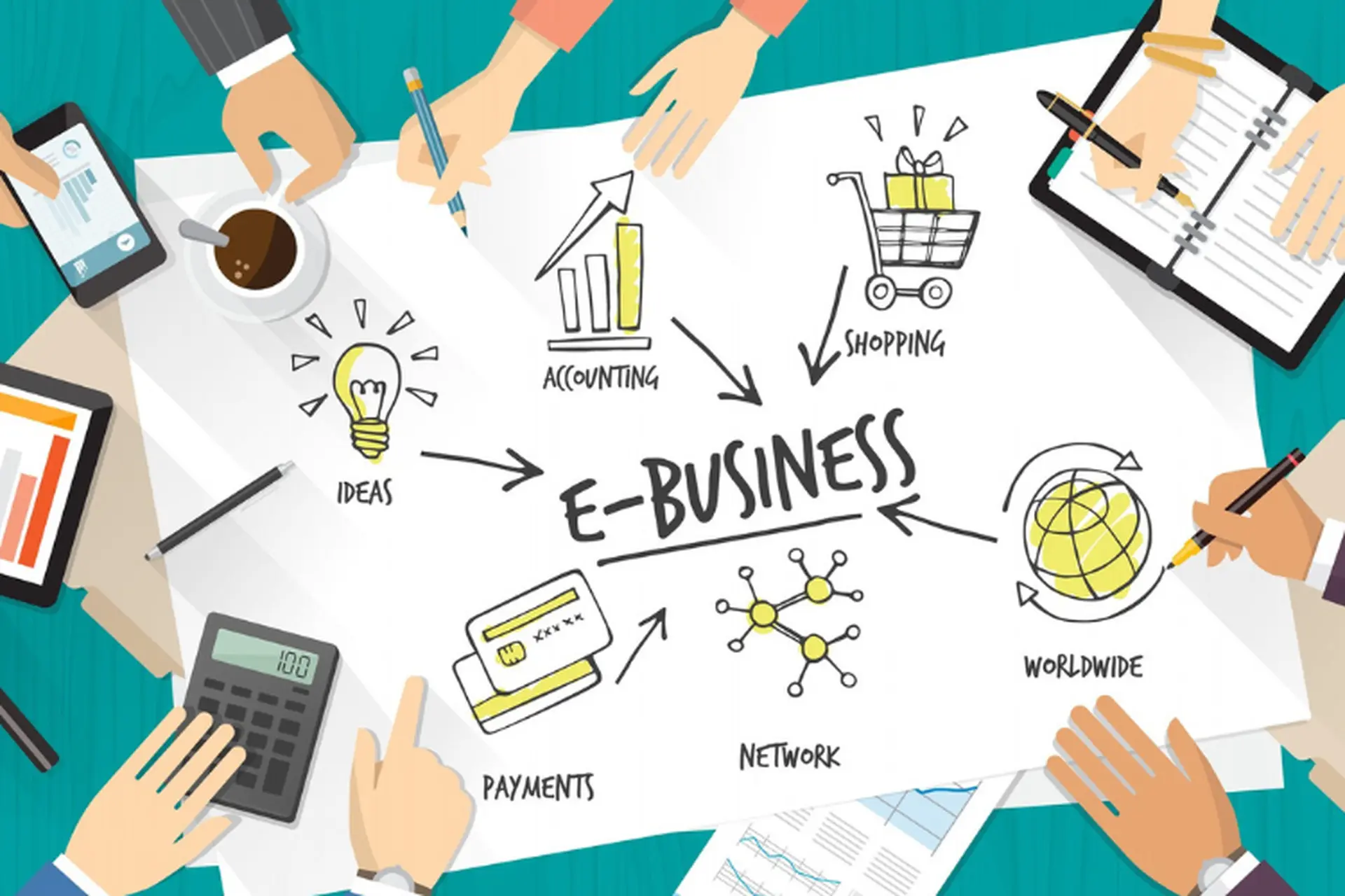 E-business là gì? Tìm hiểu khái niệm, đặc điểm và lợi ích của kinh doanh điện tử