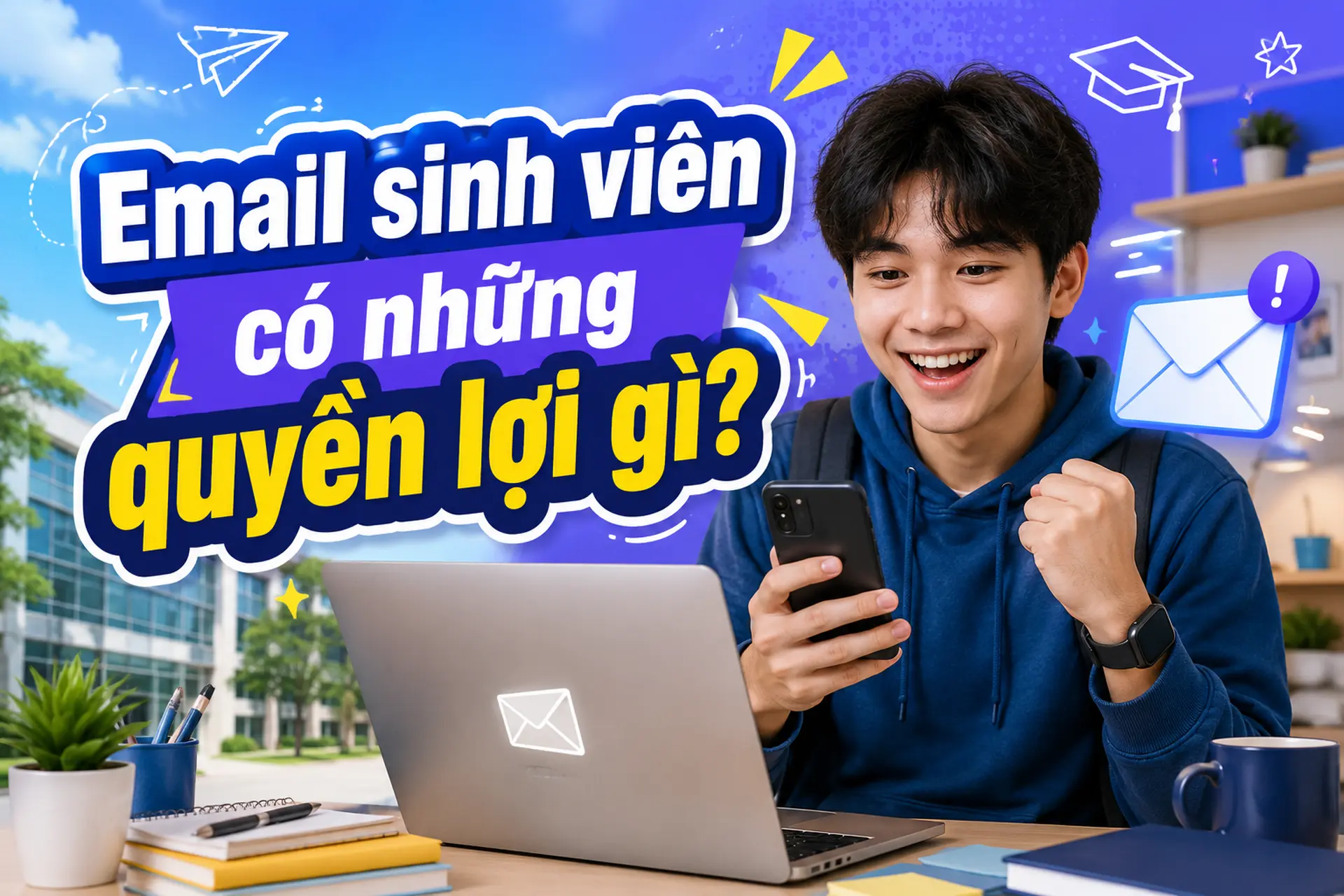 Email sinh viên có những quyền lợi gì? 11 ưu đãi thiết thực bạn nên tận dụng khi còn đi học