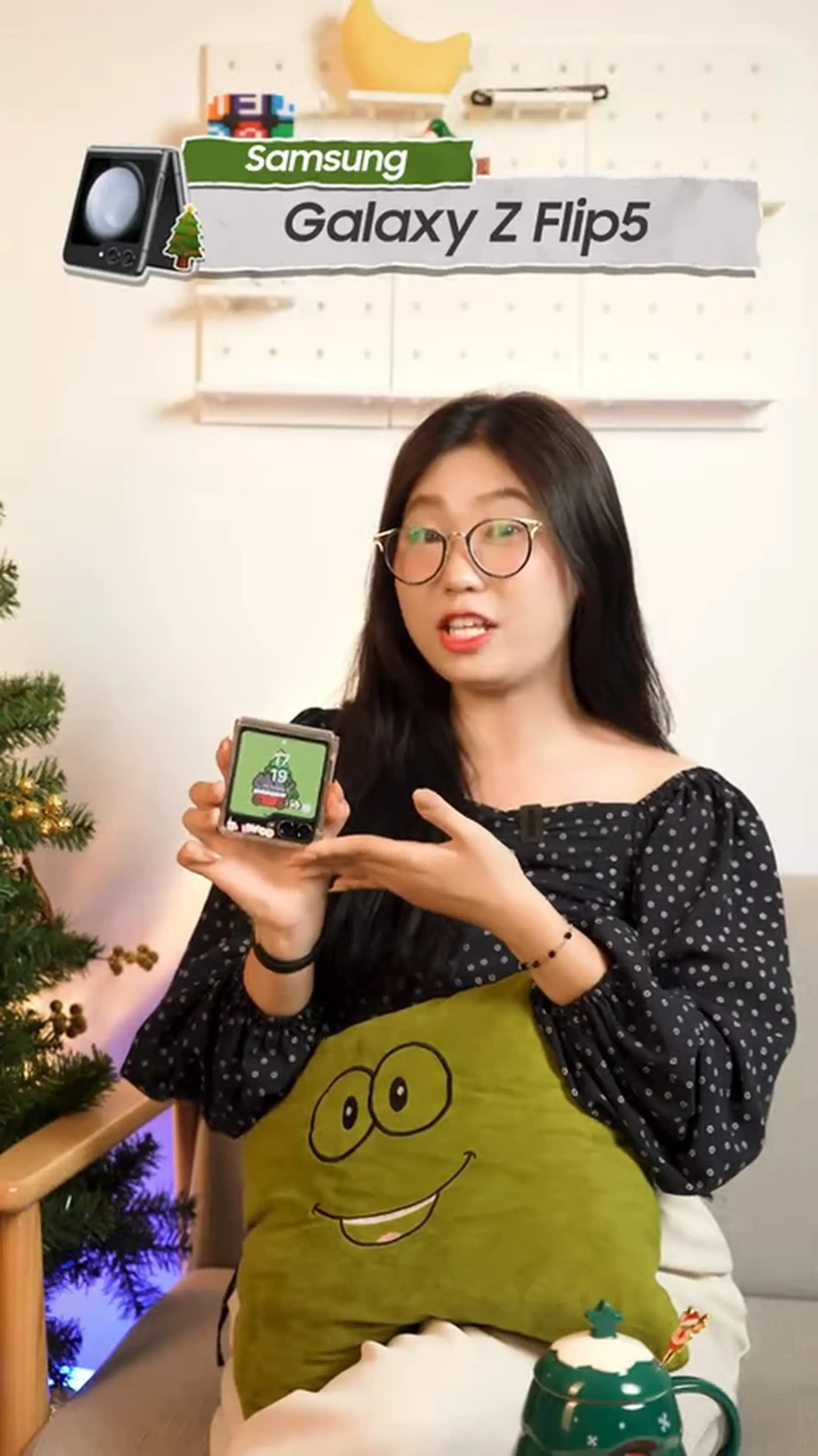 Noel flex-xinh với Galaxy Z Flip5