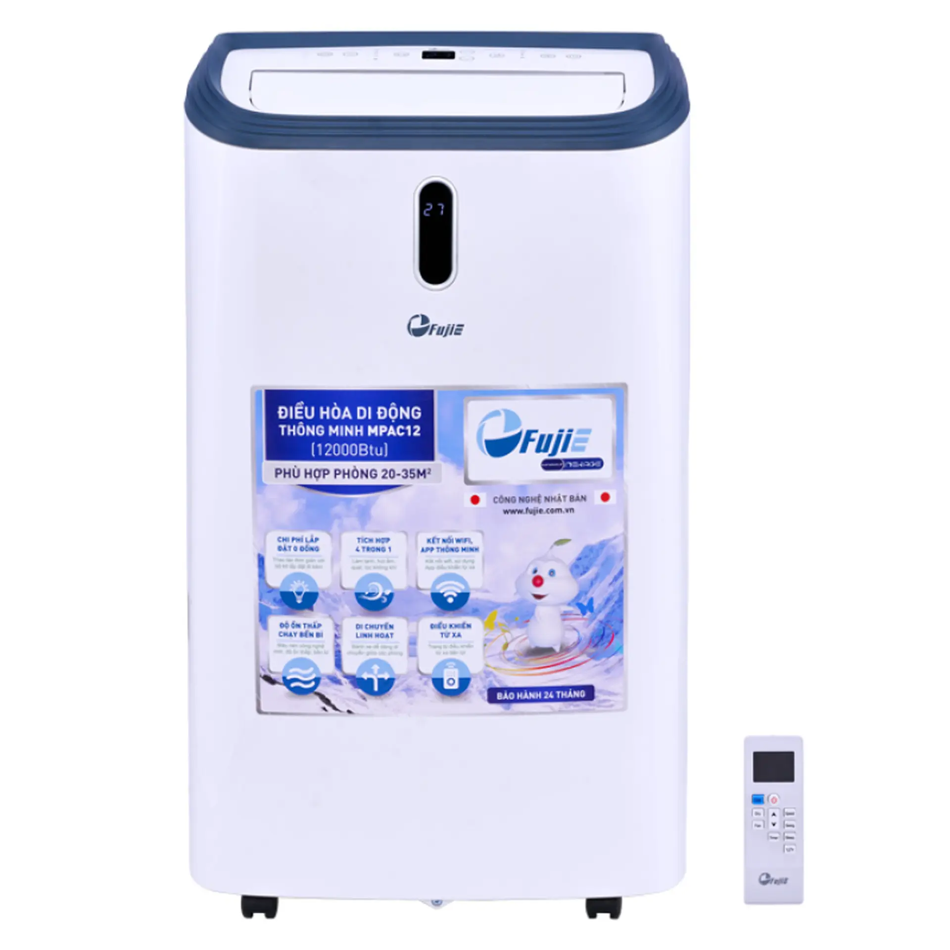 Máy lạnh di động Fujie 1.5 HP HP MPAC12
