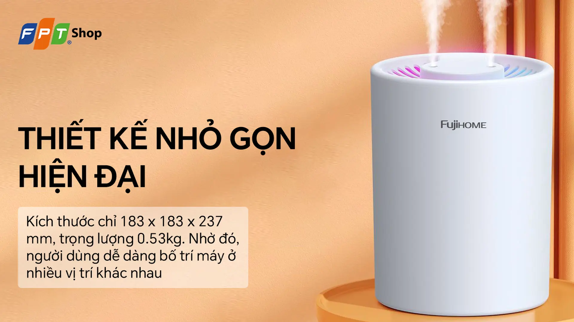 Máy tạo độ ẩm Fujihome HM05A