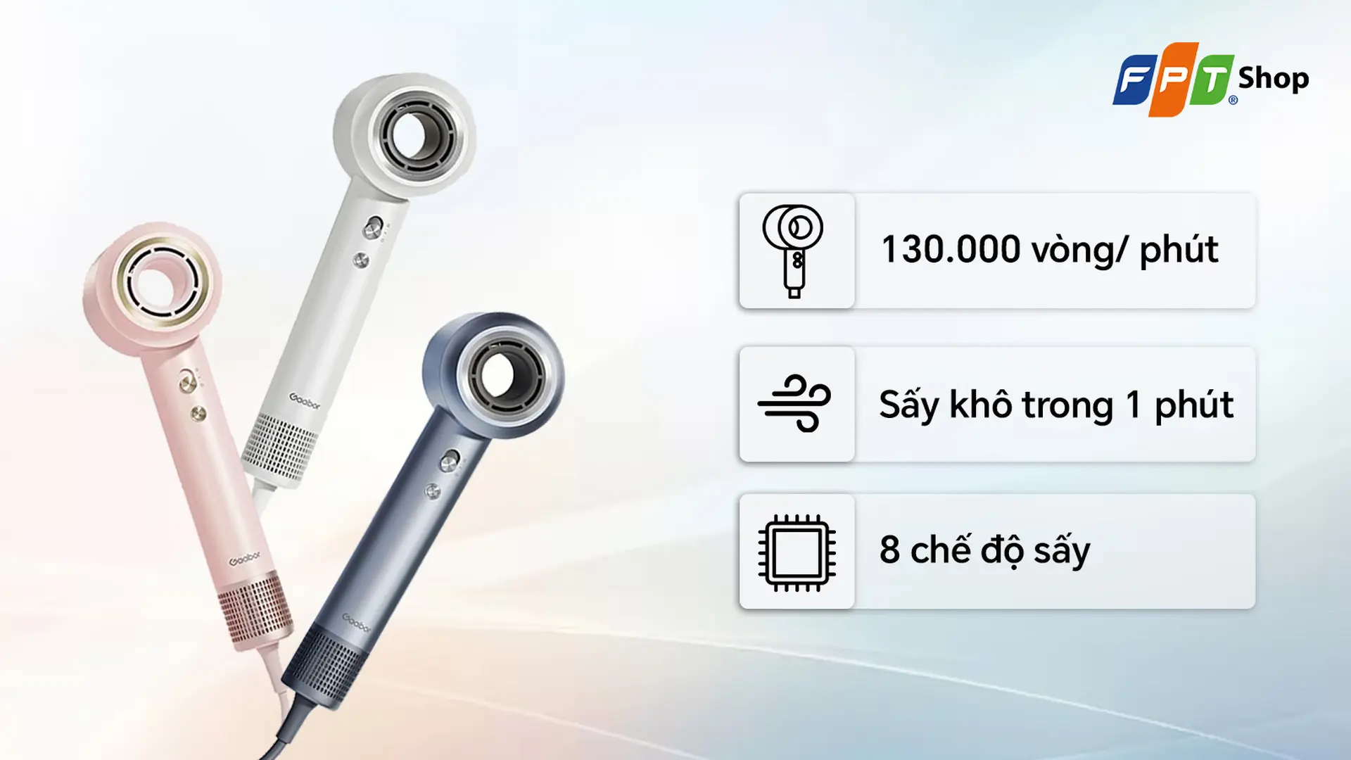 Máy sấy tóc Gaabor HD-M01A