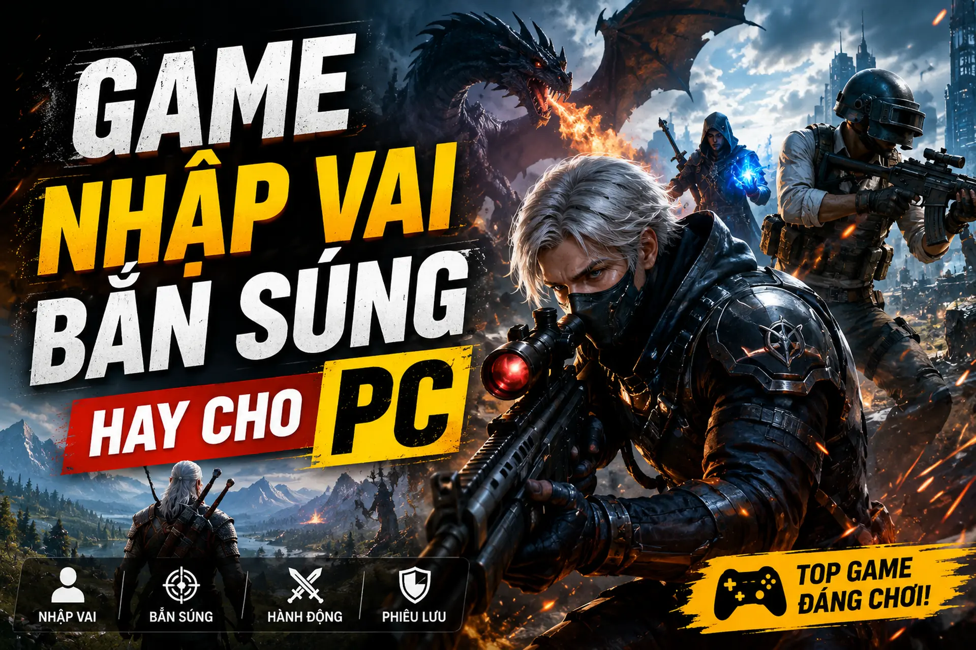 Top game nhập vai bắn súng hay cho PC với gameplay hấp dẫn đáng trải nghiệm 2026