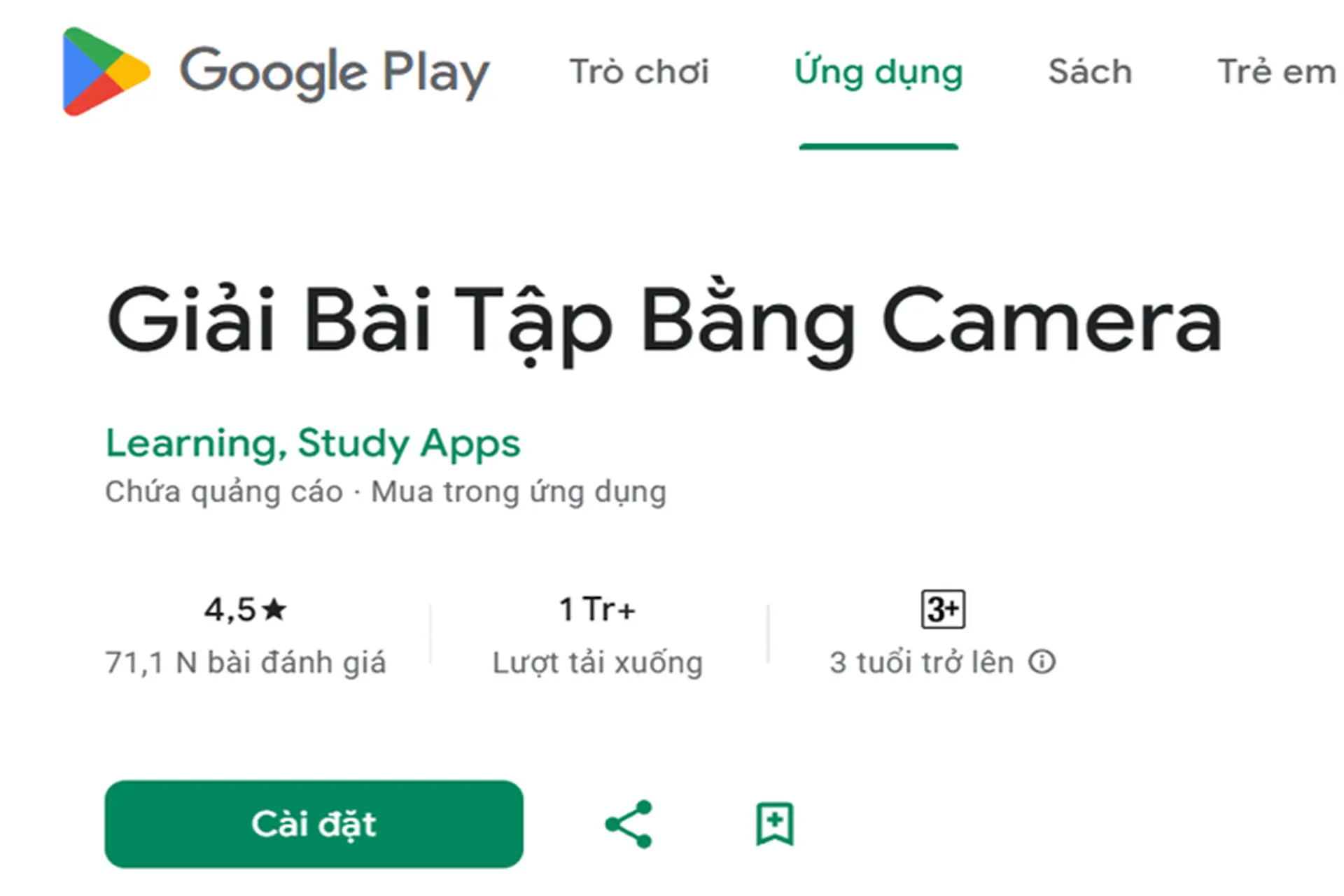 Ứng dụng Giải Bài Tập Bằng Camera – Đột phá công nghệ trong học tập cho học sinh thế hệ mới