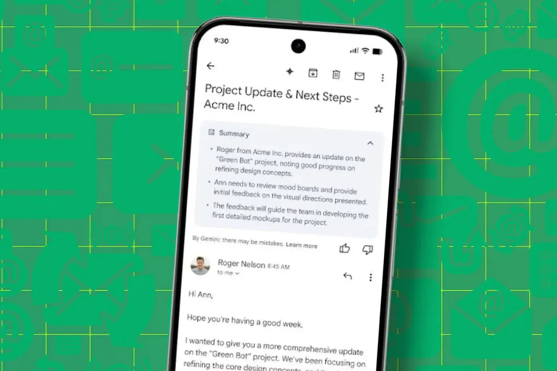 Gmail bắt đầu tự động tóm tắt email dài nhờ tích hợp AI Gemini