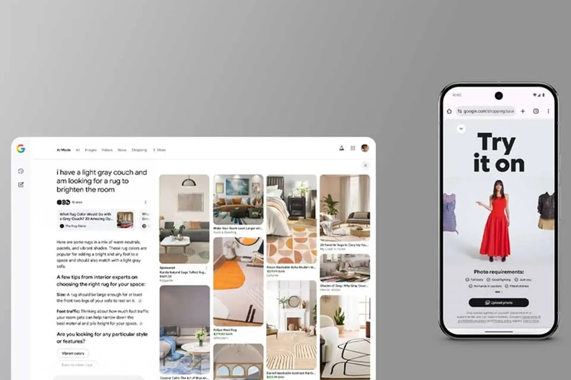 Google giới thiệu chế độ AI mới thay đổi trải nghiệm mua sắm trực tuyến