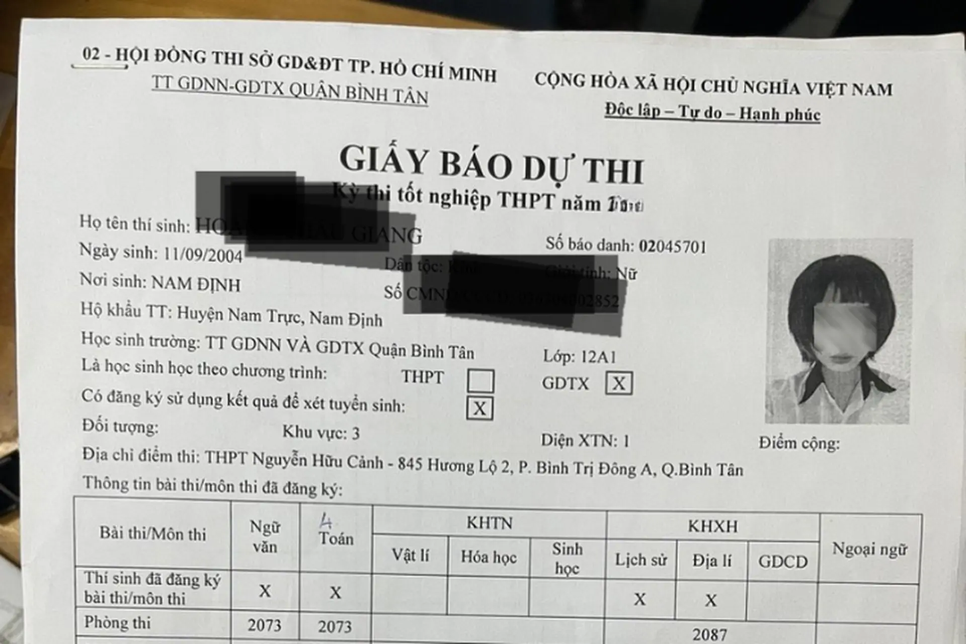 Gộp giấy báo dự thi và thẻ dự thi: Quy định mới từ Bộ GD&ĐT có gì thay đổi từ năm 2026
