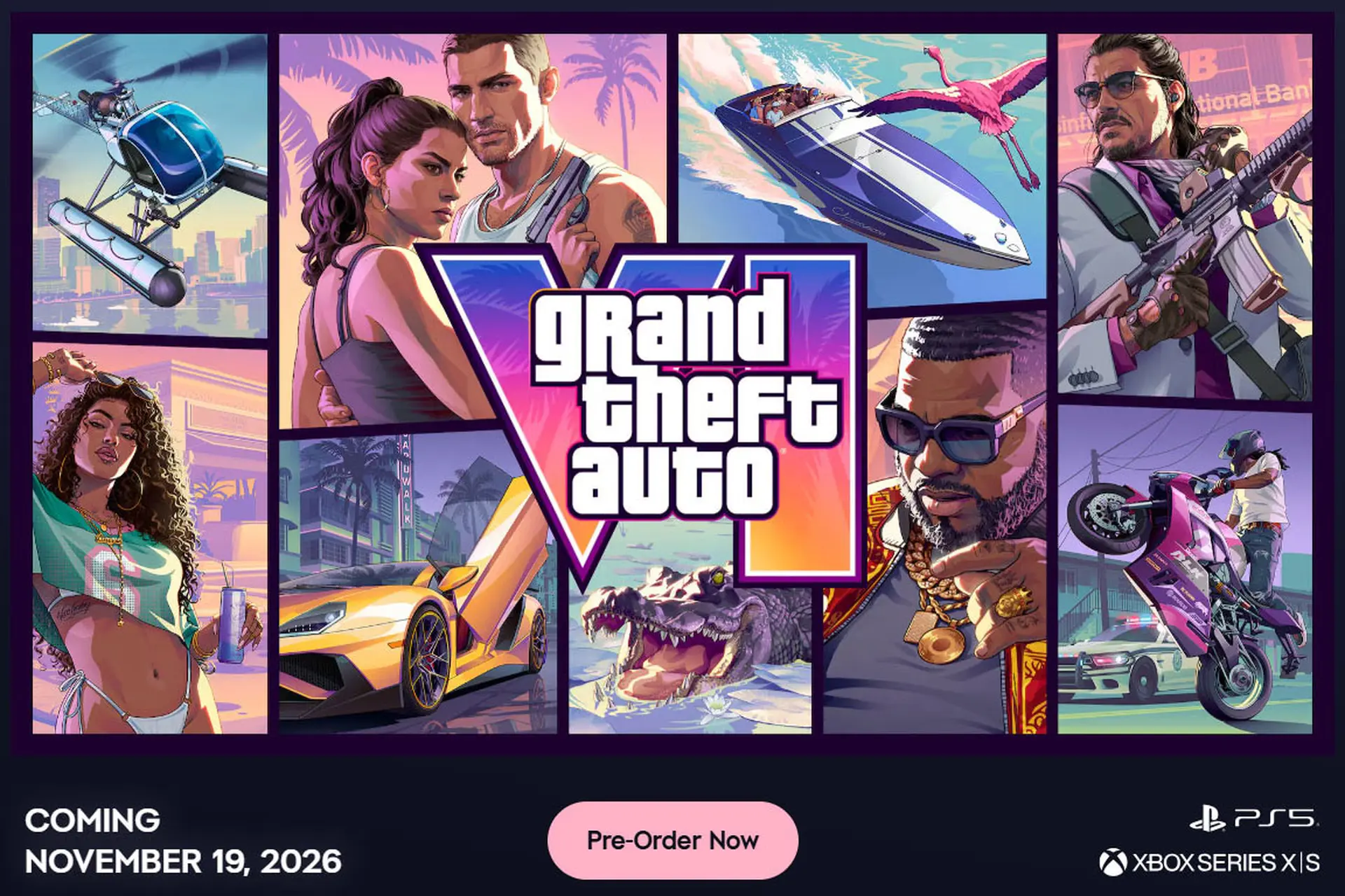GTA 6 pre-order: Giá từ 79,99 USD, nhận gói Vintage Vice City Pack