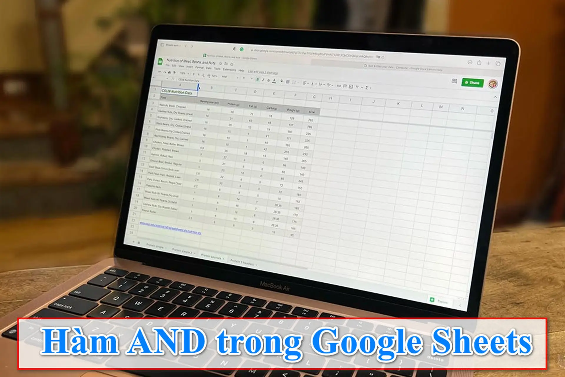 Khám phá hàm AND trong Google Sheets: Bí quyết tăng hiệu suất xử lý dữ liệu