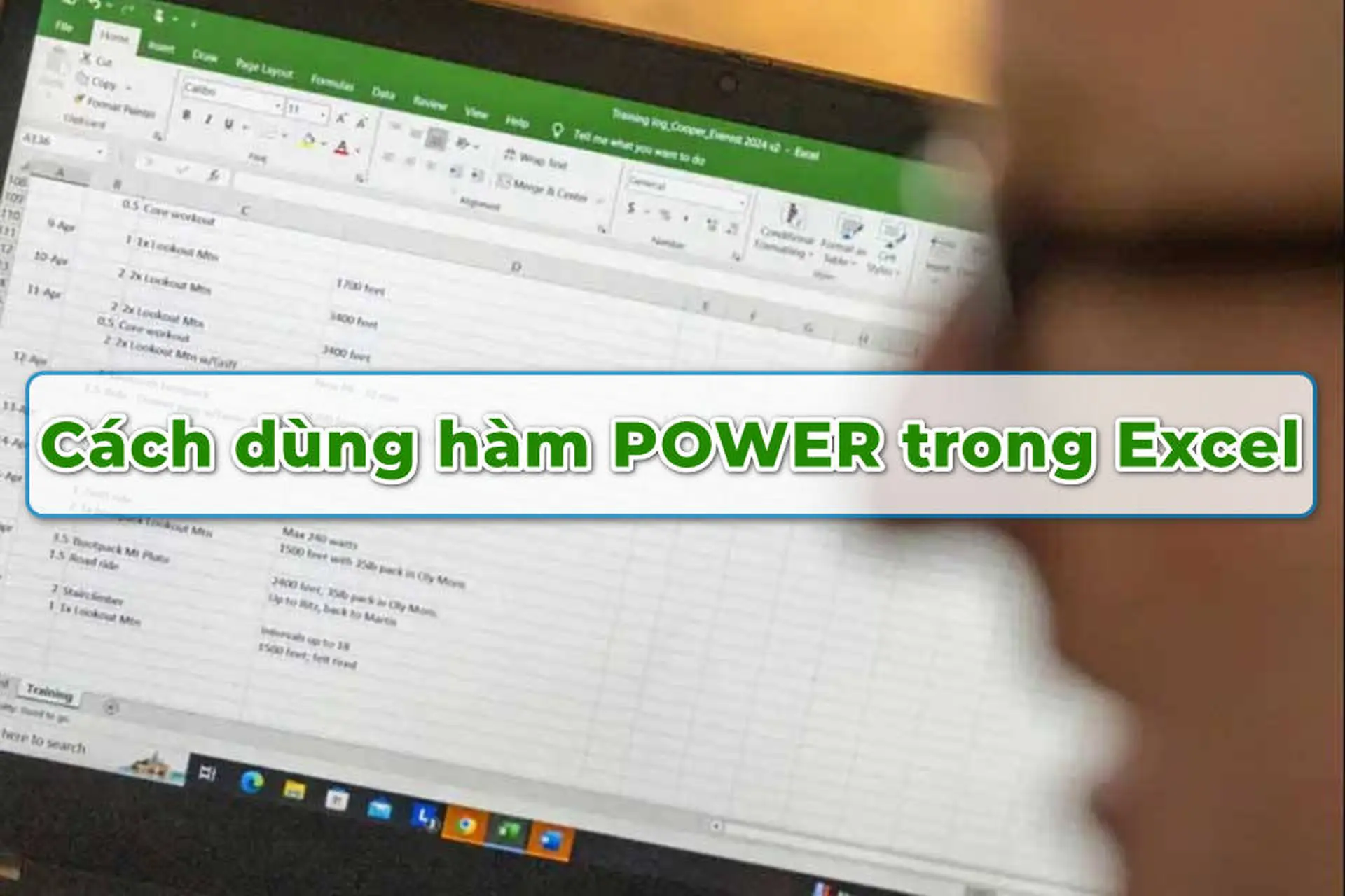 Cách dùng hàm POWER trong Excel để tính toán nhanh, tiết kiệm thời gian tối đa