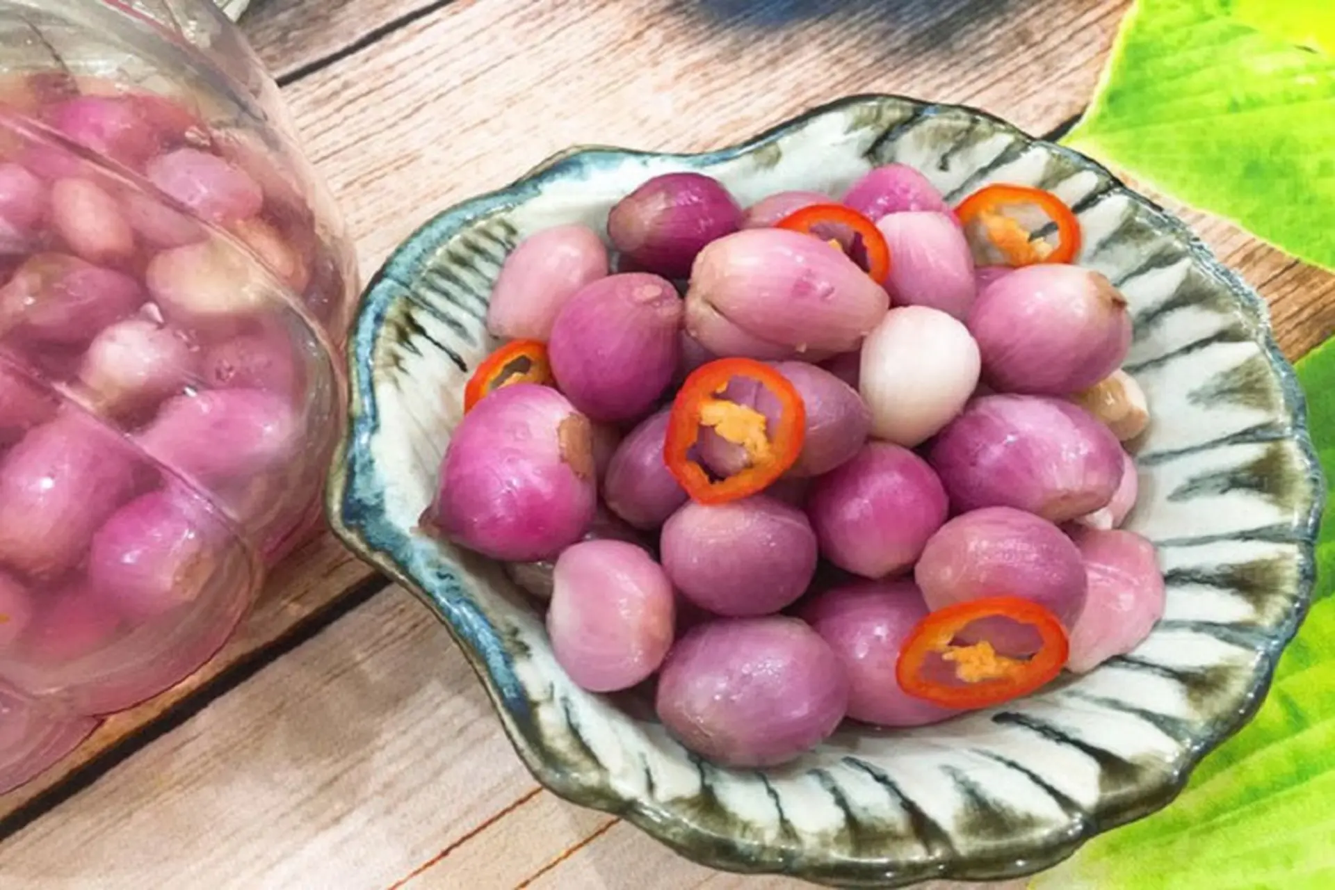 Hành muối xổi chua giòn, ngọt ngon, chống ngán hiệu quả cho những bữa ăn ngày Tết