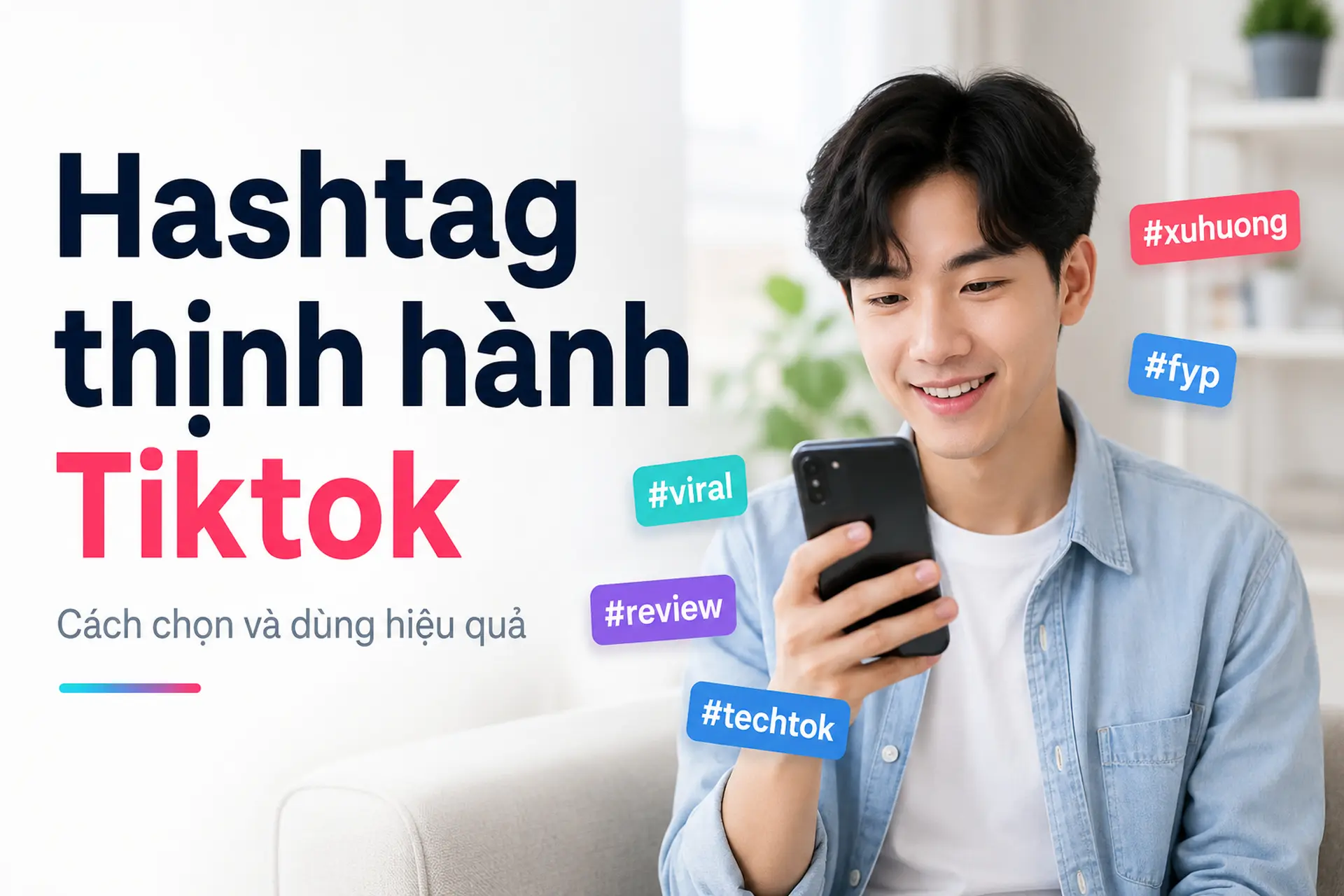 Hashtag thịnh hành Tiktok 2026: Danh sách nổi bật và cách chọn thẻ giúp video tiếp cận đúng người xem