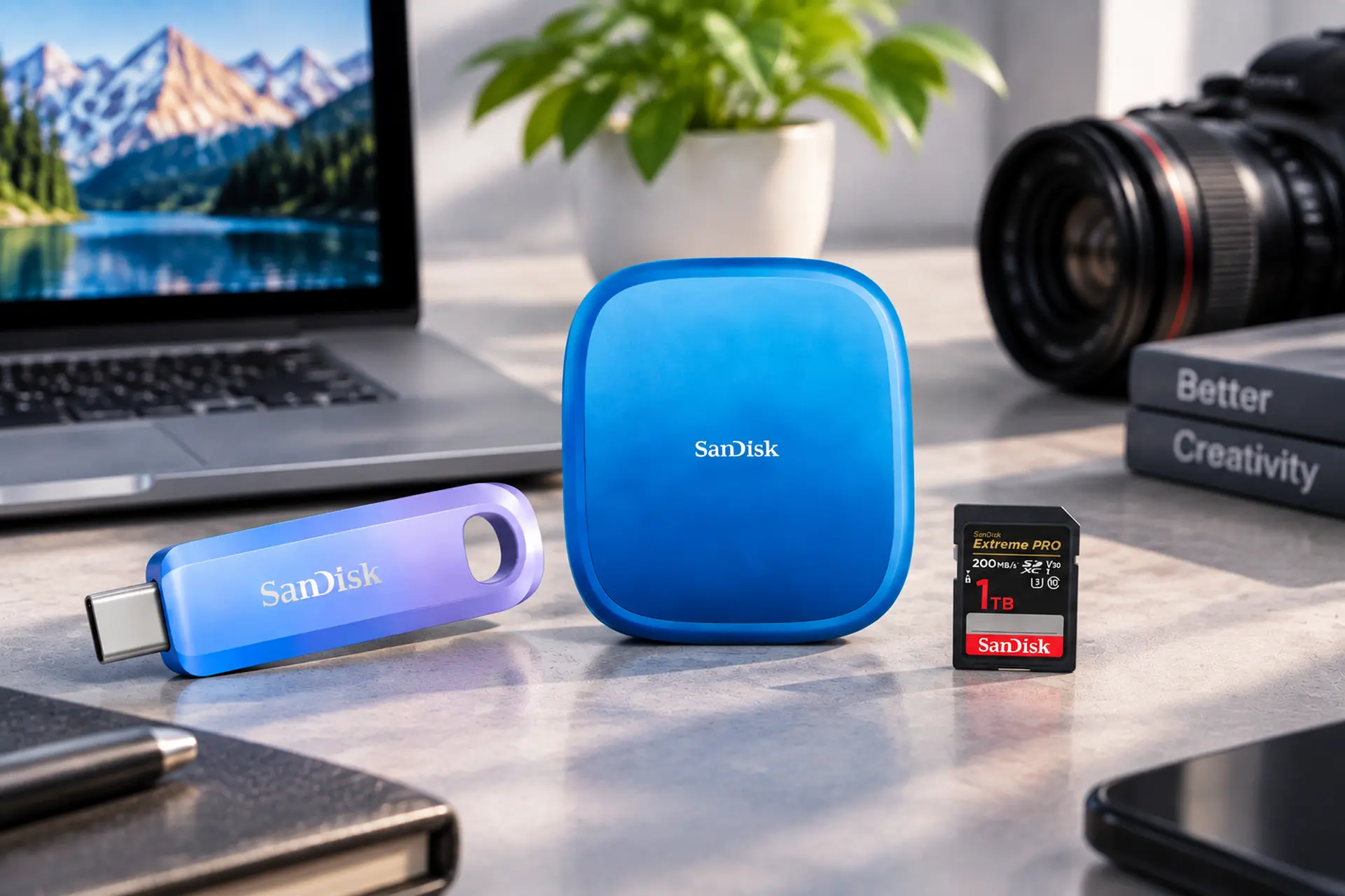 Hệ sinh thái sản phẩm của SanDisk: Thẻ nhớ, SSD và USB đáp ứng đa dạng nhu cầu lưu trữ