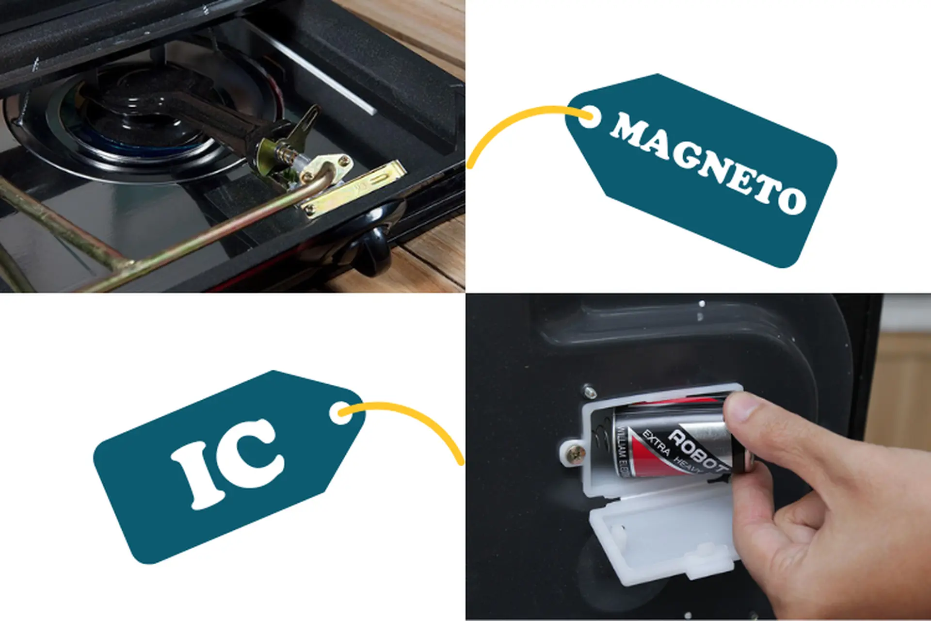 Giới thiệu và phân loại hệ thống đánh lửa trên bếp ga. Nên chọn Magneto hay IC điện tử?