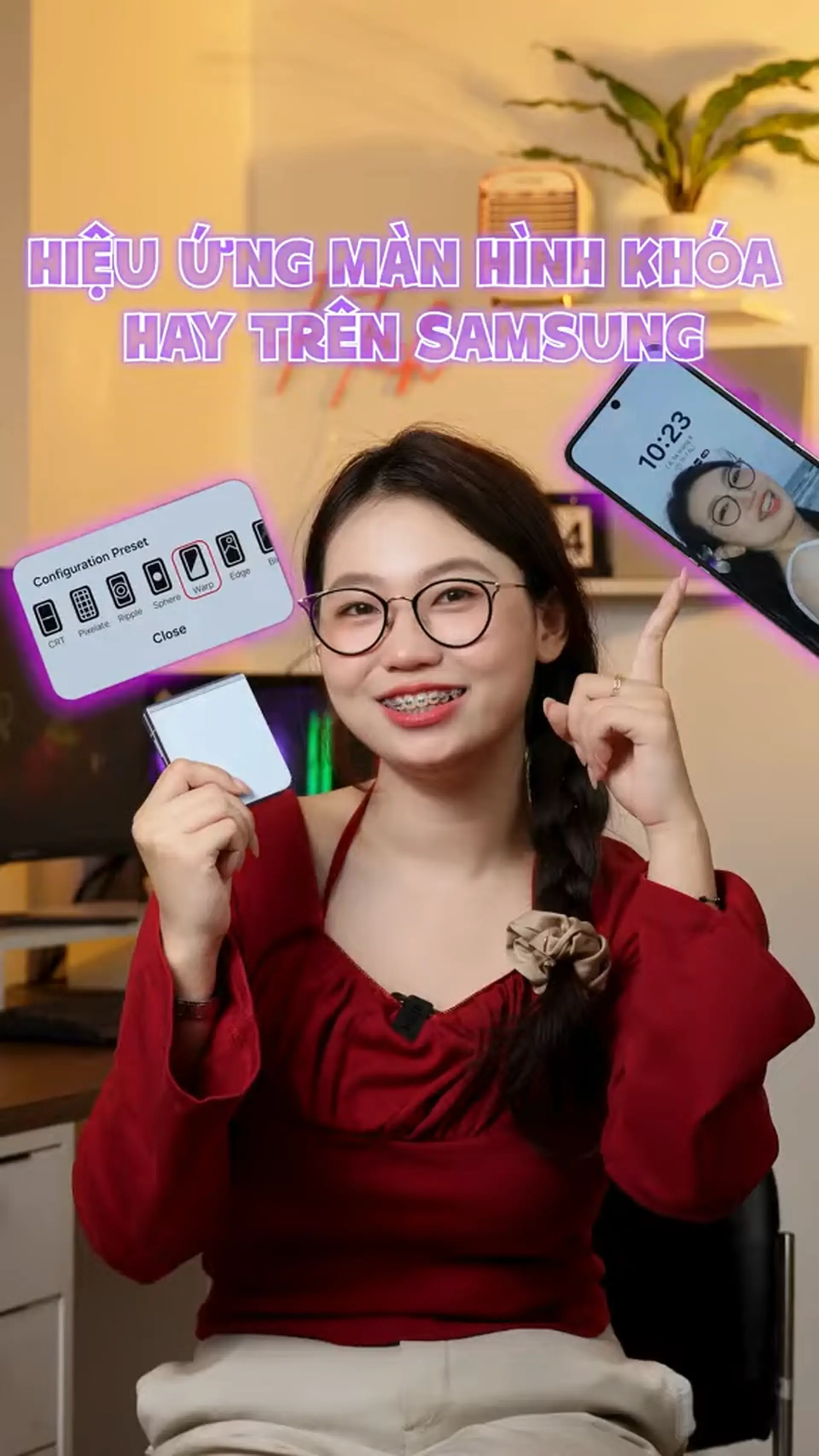 Hiệu ứng hay trên màn hình của Samsung 