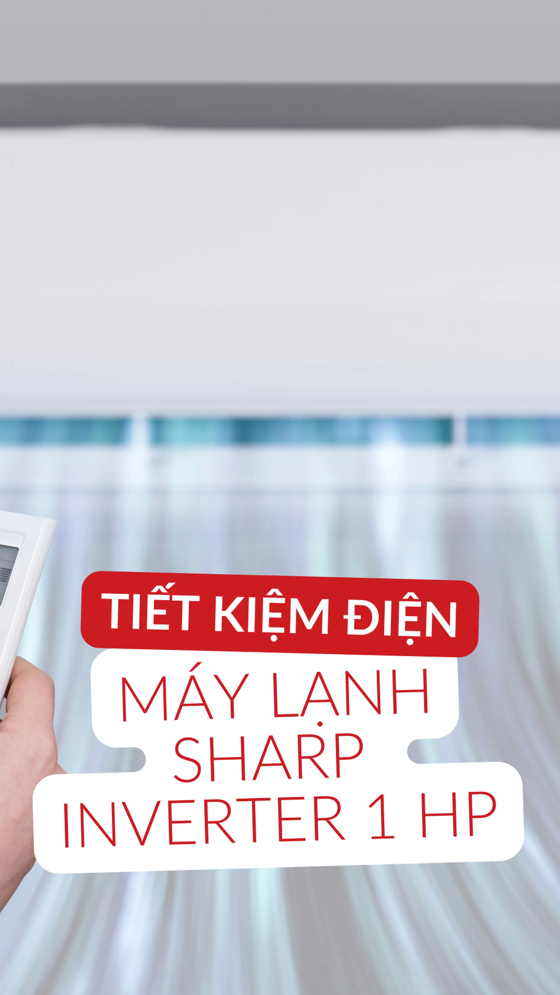 Cách sử dụng máy lạnh Sharp Inverter 1 HP (9000 BTU) AH-X10ZEW tiết kiệm điện
