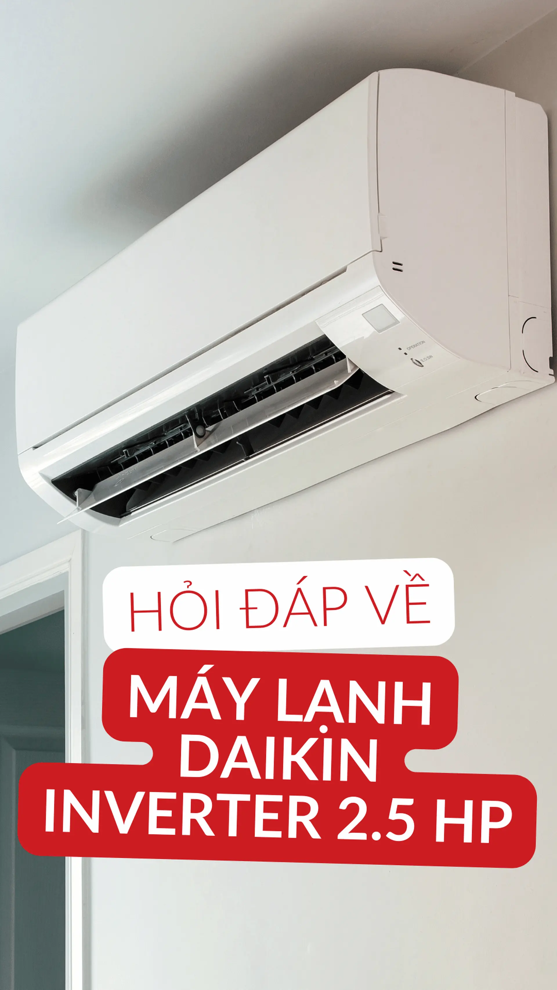 Câu hỏi thường gặp về máy lạnh Daikin Inverter 2.5 HP (20500 BTU) FTKF60YVMV