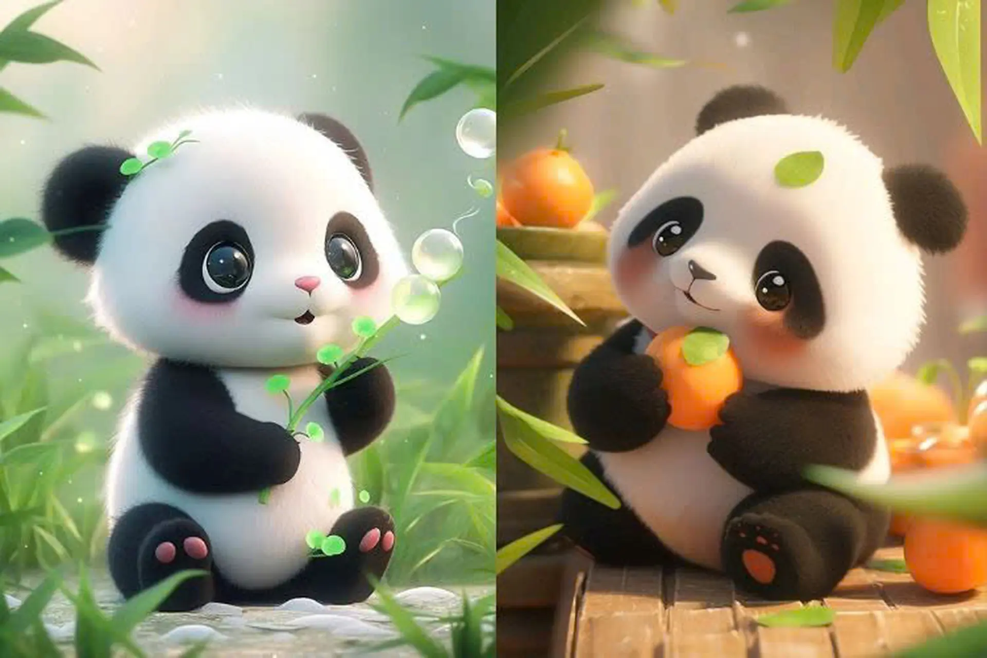 Hình ảnh gấu trúc 3D: Khám phá thế giới gấu trúc đáng yêu và ngộ nghĩnh