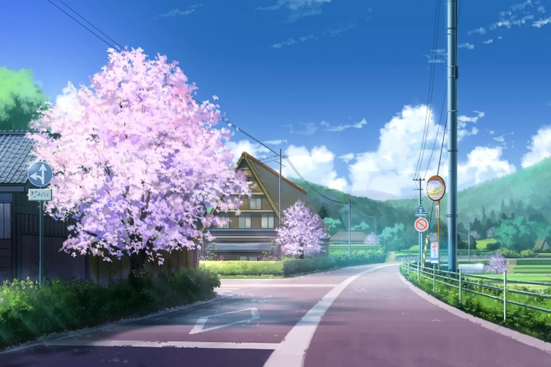 Tải ngay 100+ mẫu hình nền phong cảnh anime tuyệt đẹp dành riêng cho điện thoại và máy tính, laptop