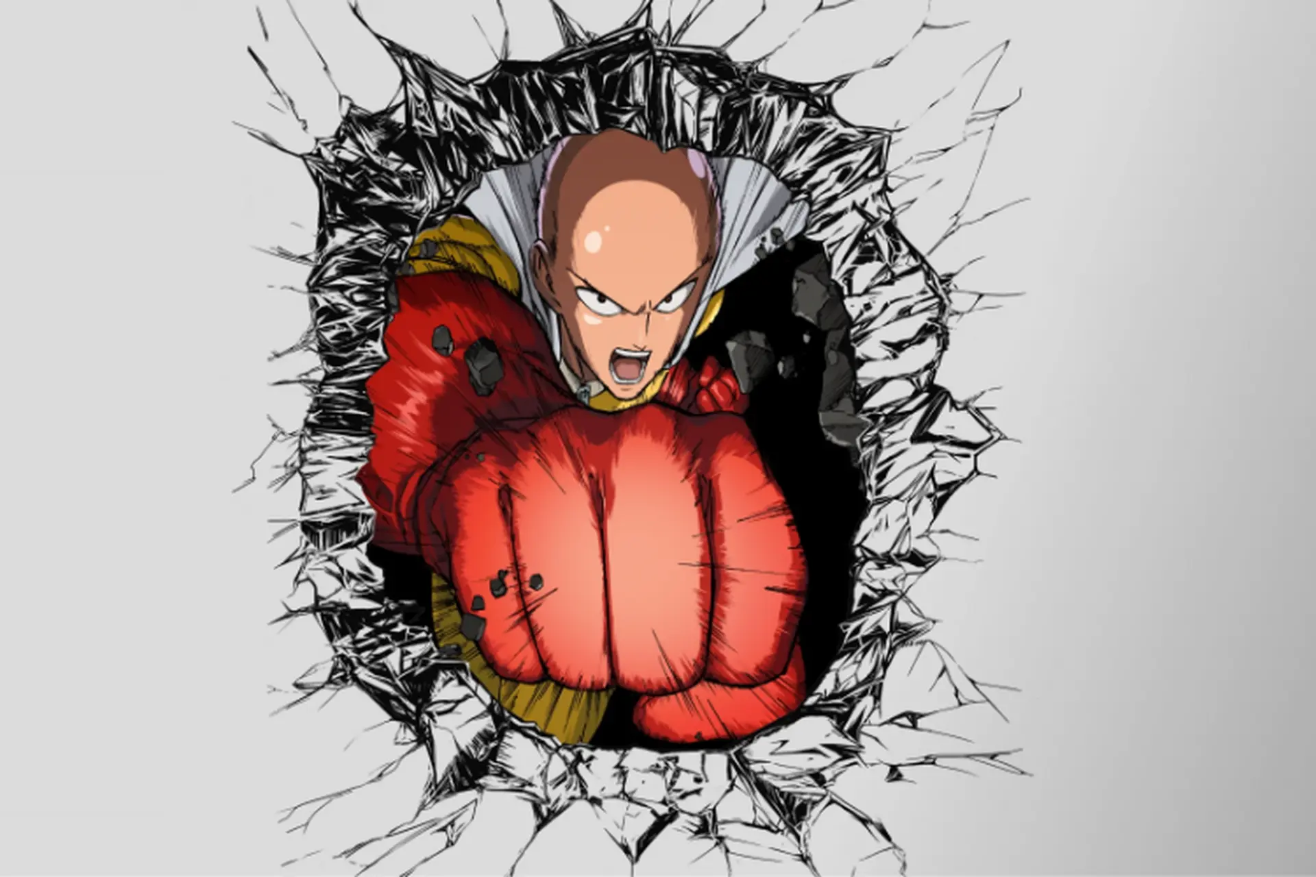 Bộ sưu tập hình nền Saitama từ anime One-Punch Man nổi tiếng cho mọi kiểu thiết bị công nghệ