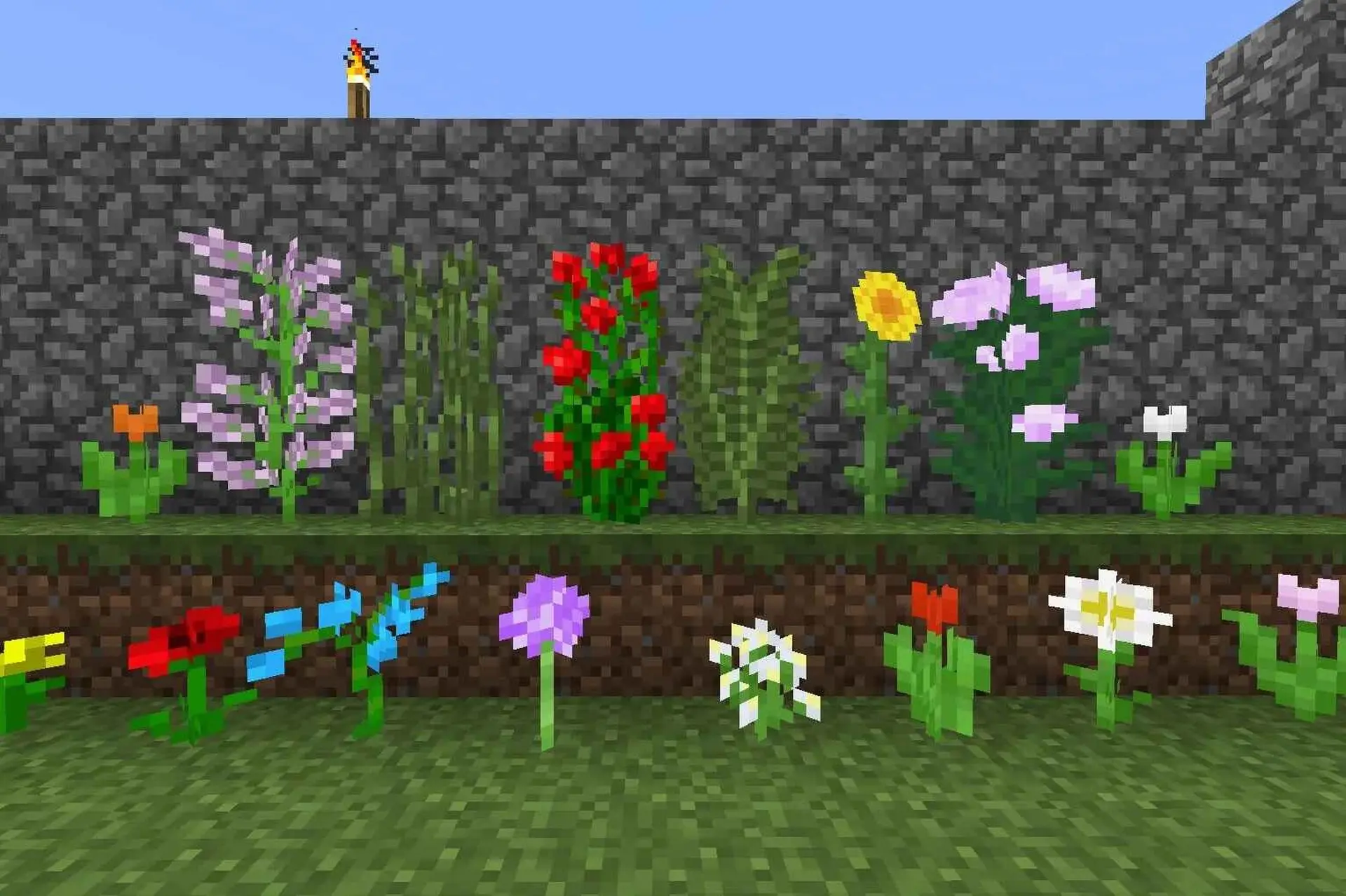 Tất tần tật về hoa Minecraft: Bí quyết tìm kiếm và những ứng dụng không ngờ tới