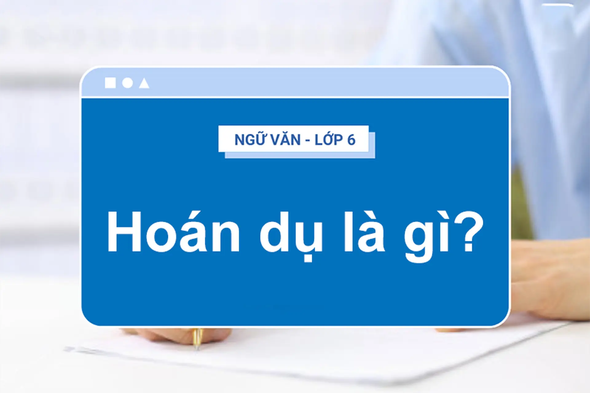 Hoán dụ là gì? Khám phá khái niệm, ví dụ minh họa và cách phân biệt với ẩn dụ