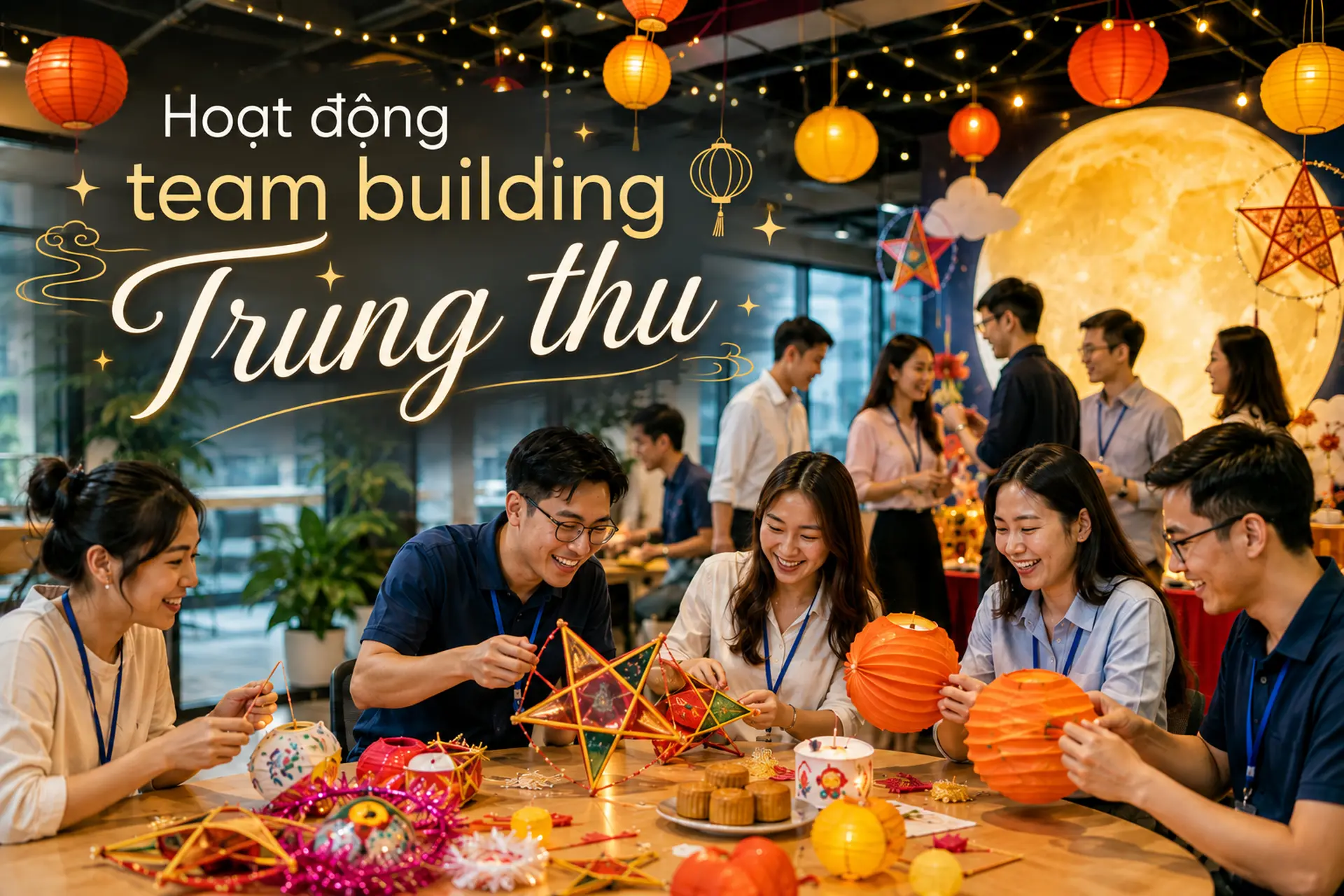Tổng hợp 12 hoạt động team building Trung thu vui nhộn, dễ tổ chức tại công ty