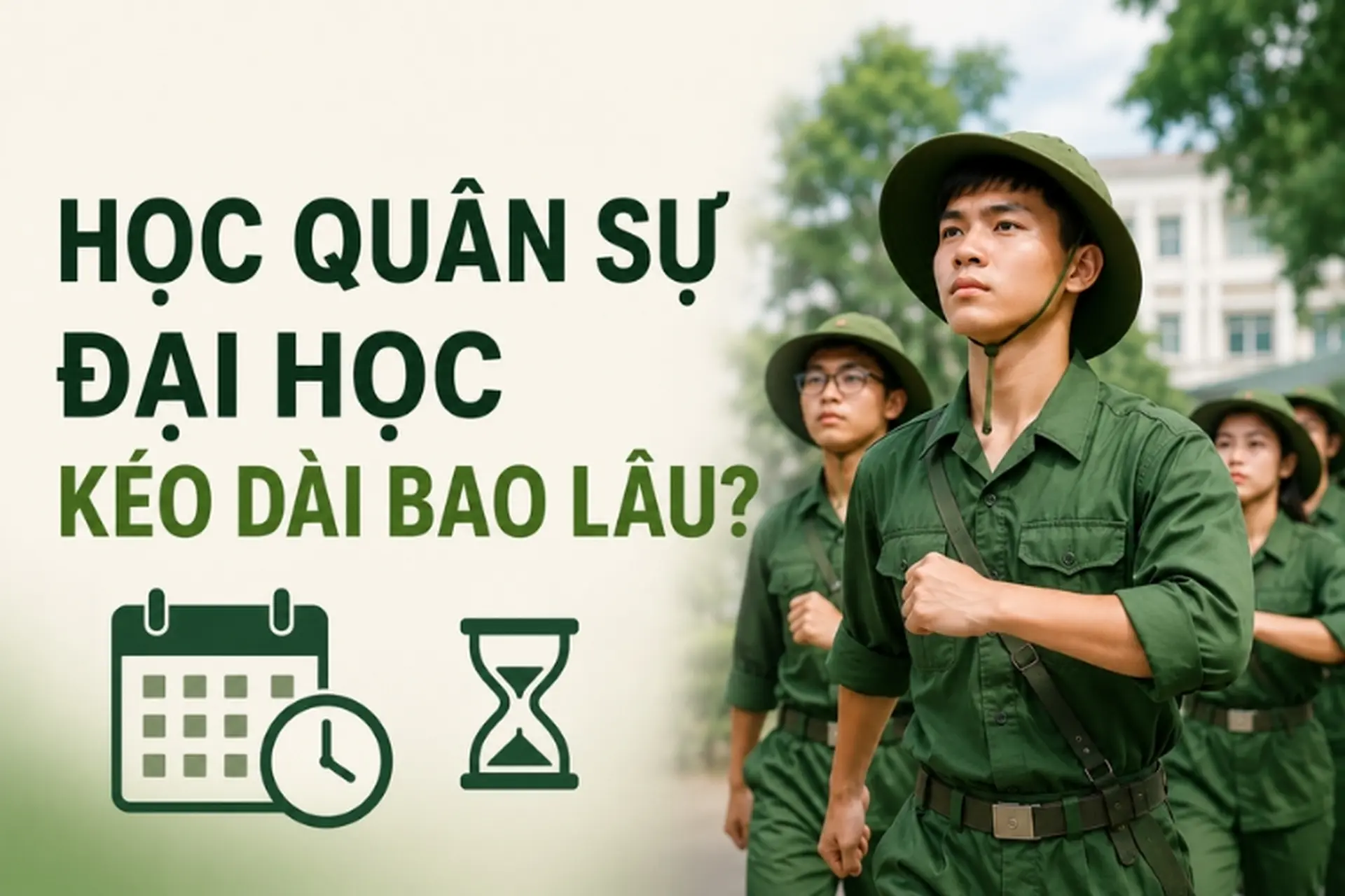 Học quân sự đại học kéo dài bao lâu? Giải đáp chi tiết cho tân sinh viên 2026
