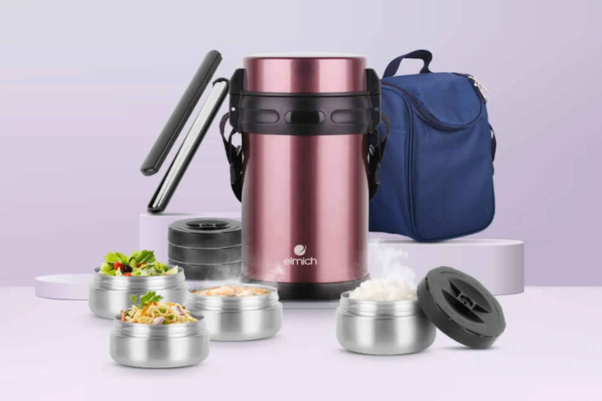 Hộp cơm giữ nhiệt Elmich có tốt không? Các loại hộp cơm giữ nhiệt Elmich được nhiều người ưa chuộng hiện nay