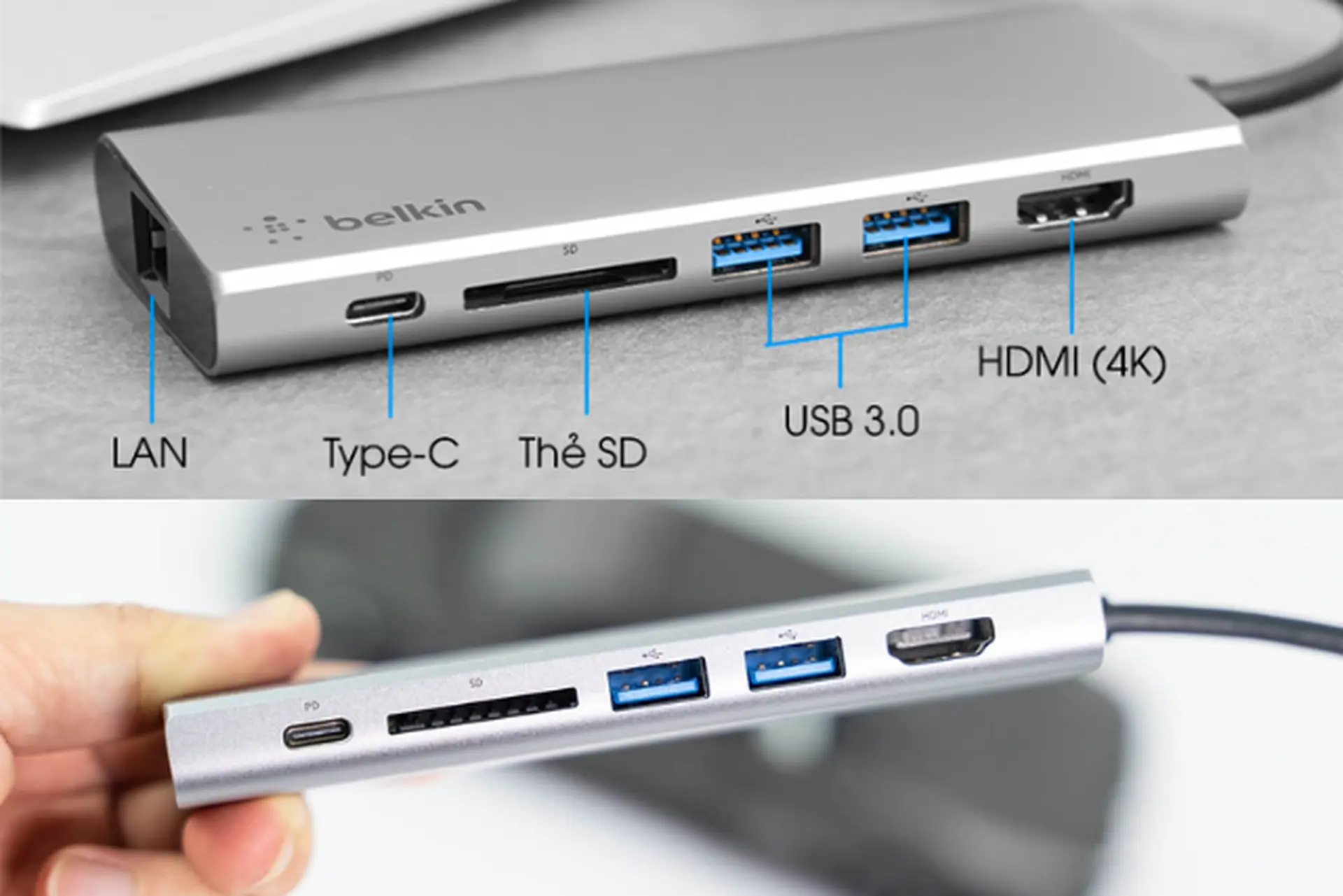 Hub chuyển đổi USB-C đa năng loại nào tốt? Khám phá các mẫu tiện dụng cho mọi nhu cầu