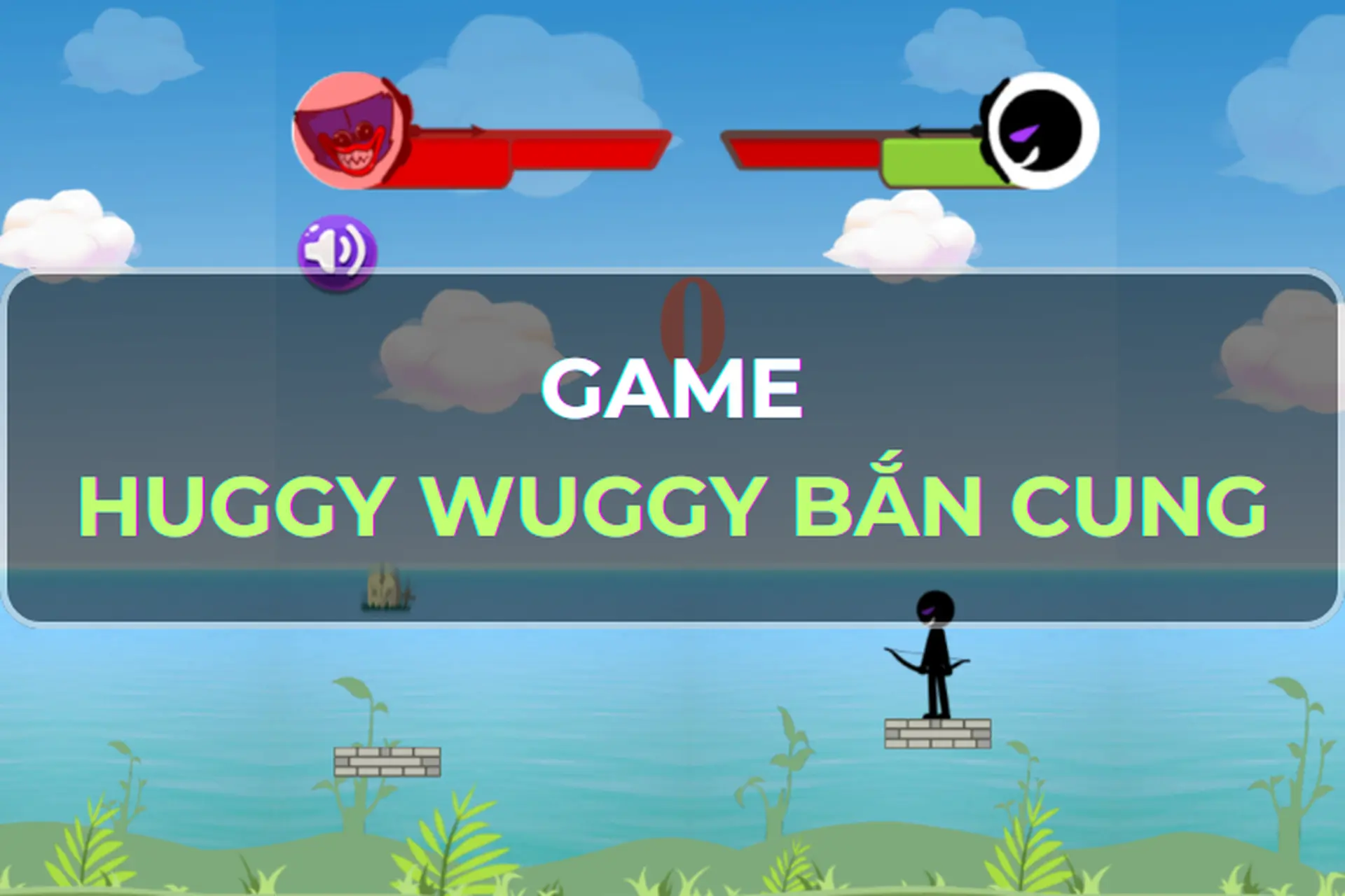 Hướng dẫn cách chơi game ​​Huggy Wuggy bắn cung - Tựa game kỹ năng hấp dẫn kết hợp nhân vật kinh dị 