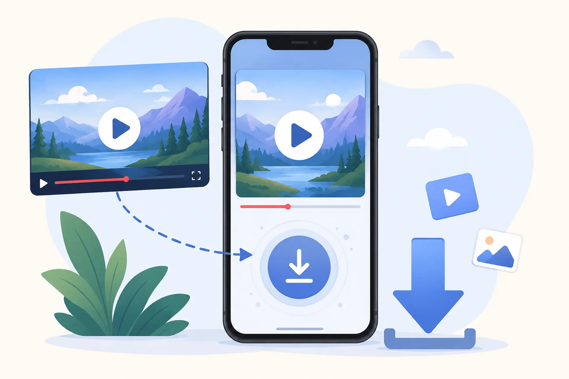 Hướng dẫn các bước tải video về điện thoại từ YouTube, Facebook nhanh chóng 