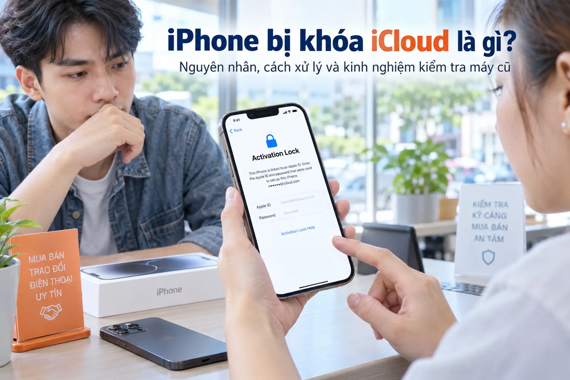 iPhone bị khóa iCloud là gì? Nguyên nhân, cách xử lý và kinh nghiệm kiểm tra máy cũ
