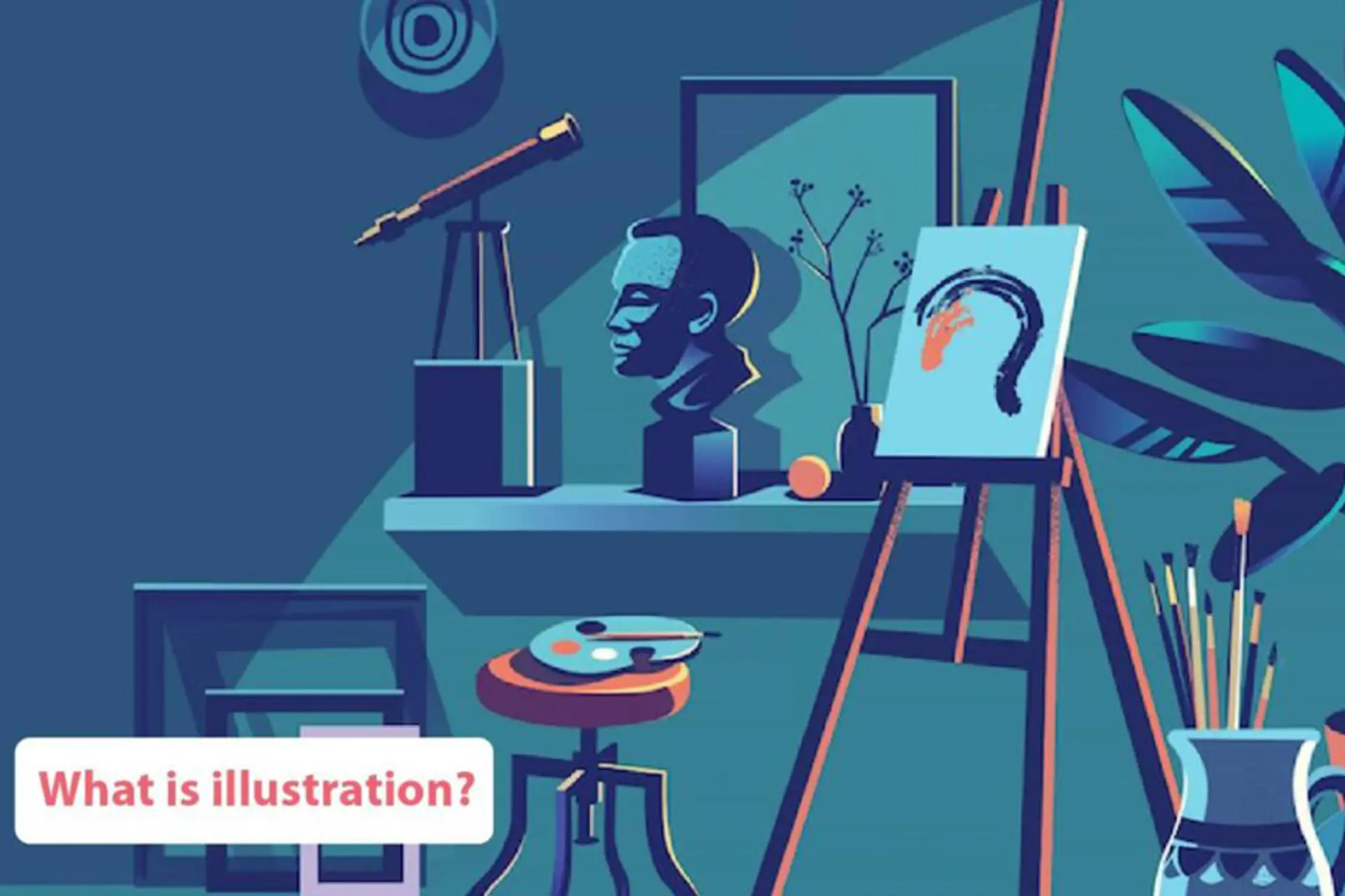 Illustration là gì? Khái niệm, đặc điểm và ứng dụng thực tế trong thiết kế hiện nay