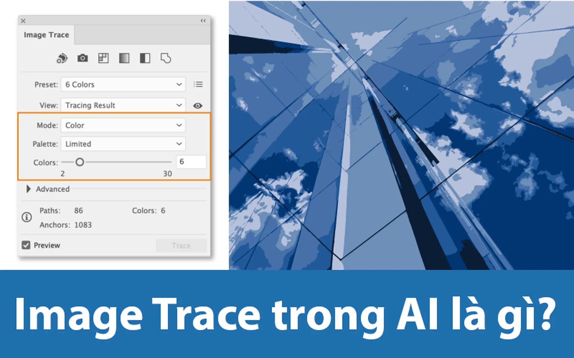 Image Trace trong AI là gì? Giải pháp chuyển ảnh bitmap sang vector hiệu quả
