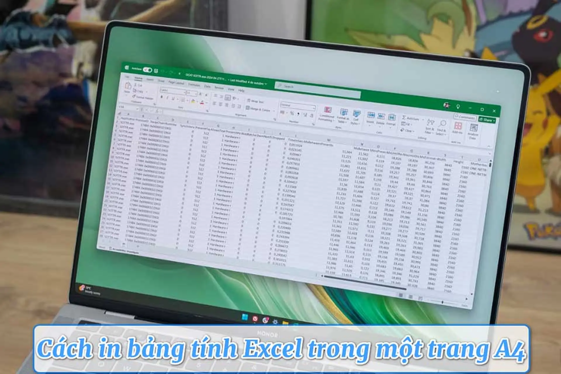 Cách in bảng tính Excel trong một trang A4 cực chuẩn, không bị chia dòng hay vỡ bảng