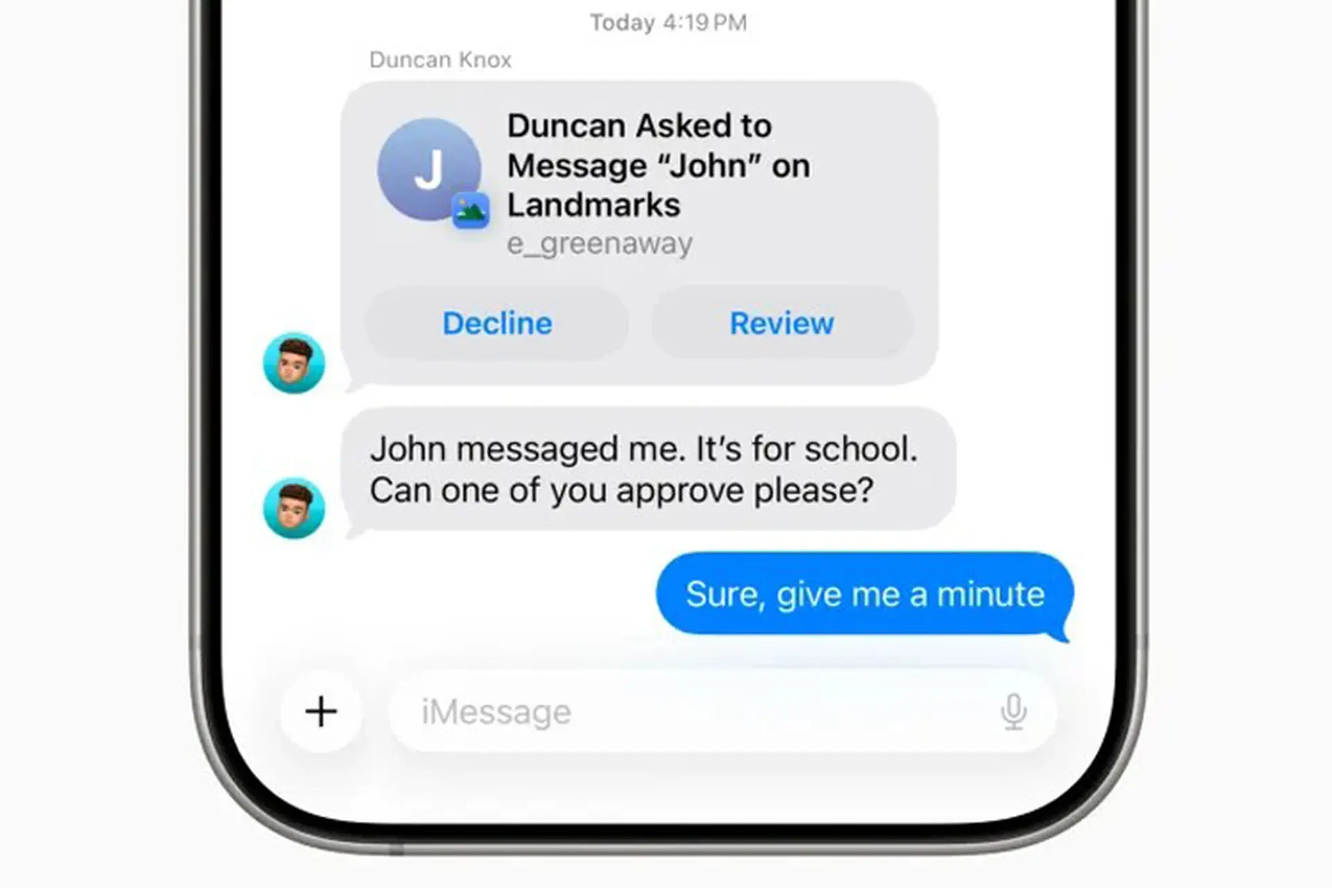 iOS 26 nâng cấp kiểm soát trẻ em: Phải xin phép bố mẹ trước khi nhắn số lạ