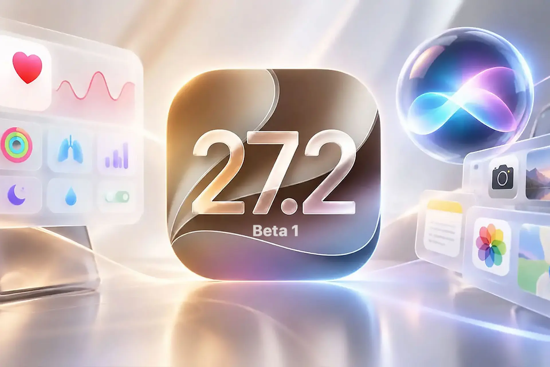 iOS 27.2 Beta 1 có gì mới? Health "lột xác", Siri AI thêm 5 ngôn ngữ